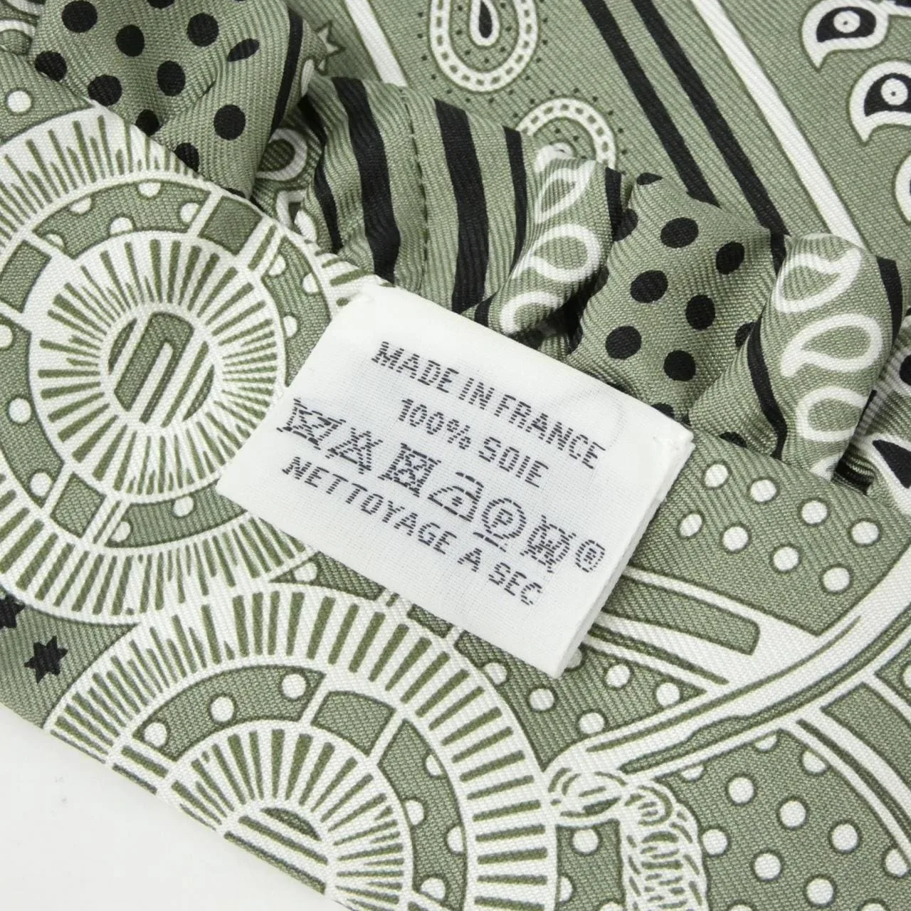 HERMES 852978S Scarf Black Rank A - Thumbnail 3