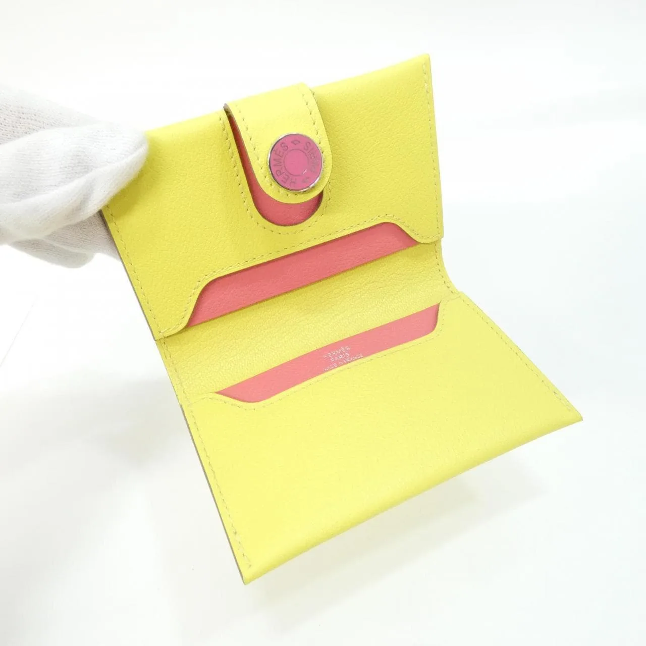 HERMES 084148CK Card Case Black Rank A - Thumbnail 4