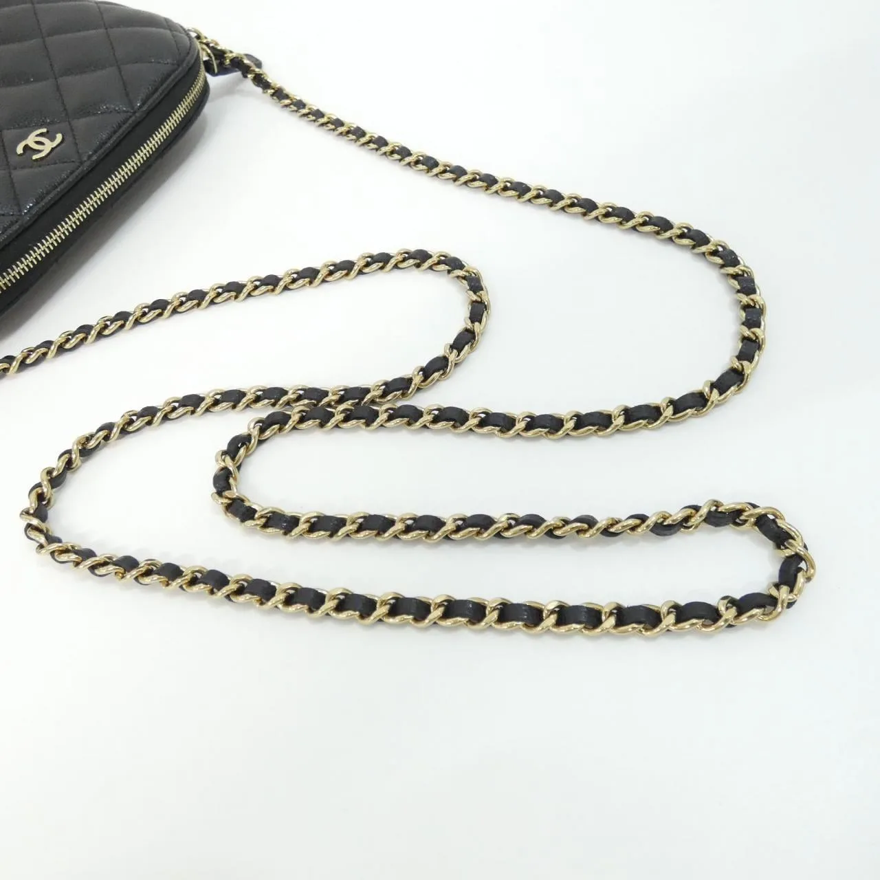 CHANEL Timeless Classic AP4016 Wallet Grained Calfskin 黑色 荔枝紋牛皮 中古品A - 縮圖 5