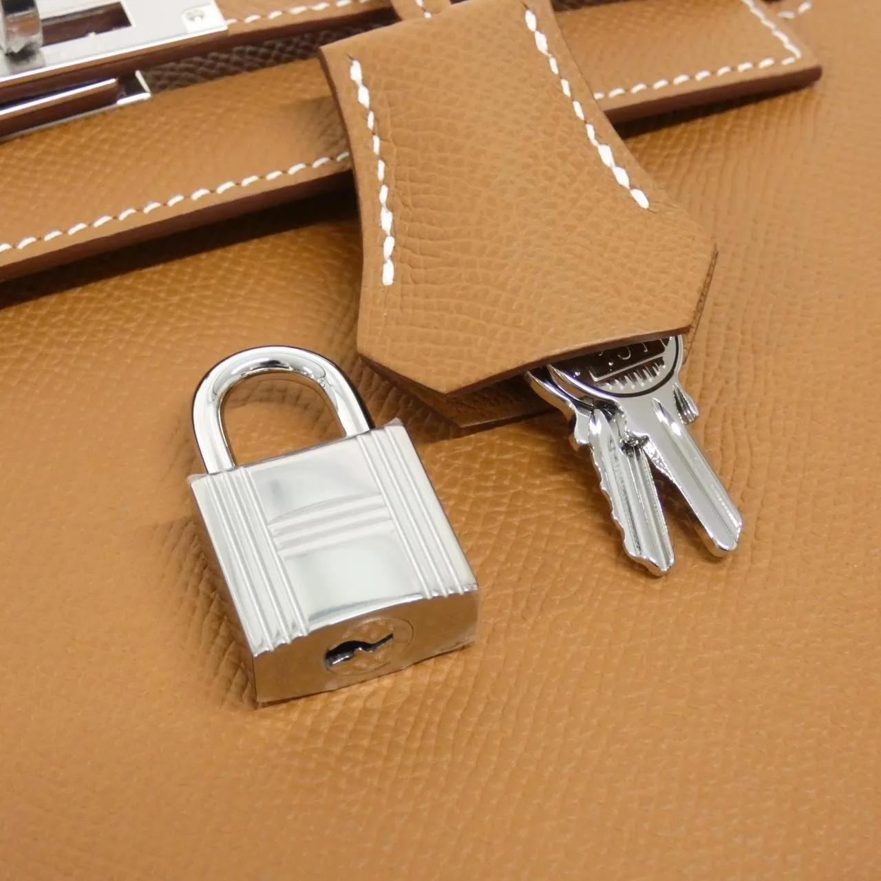 HERMES Kelly 038416CK Handbag Epsom Gold Epsom Leather Unused - Thumbnail 4