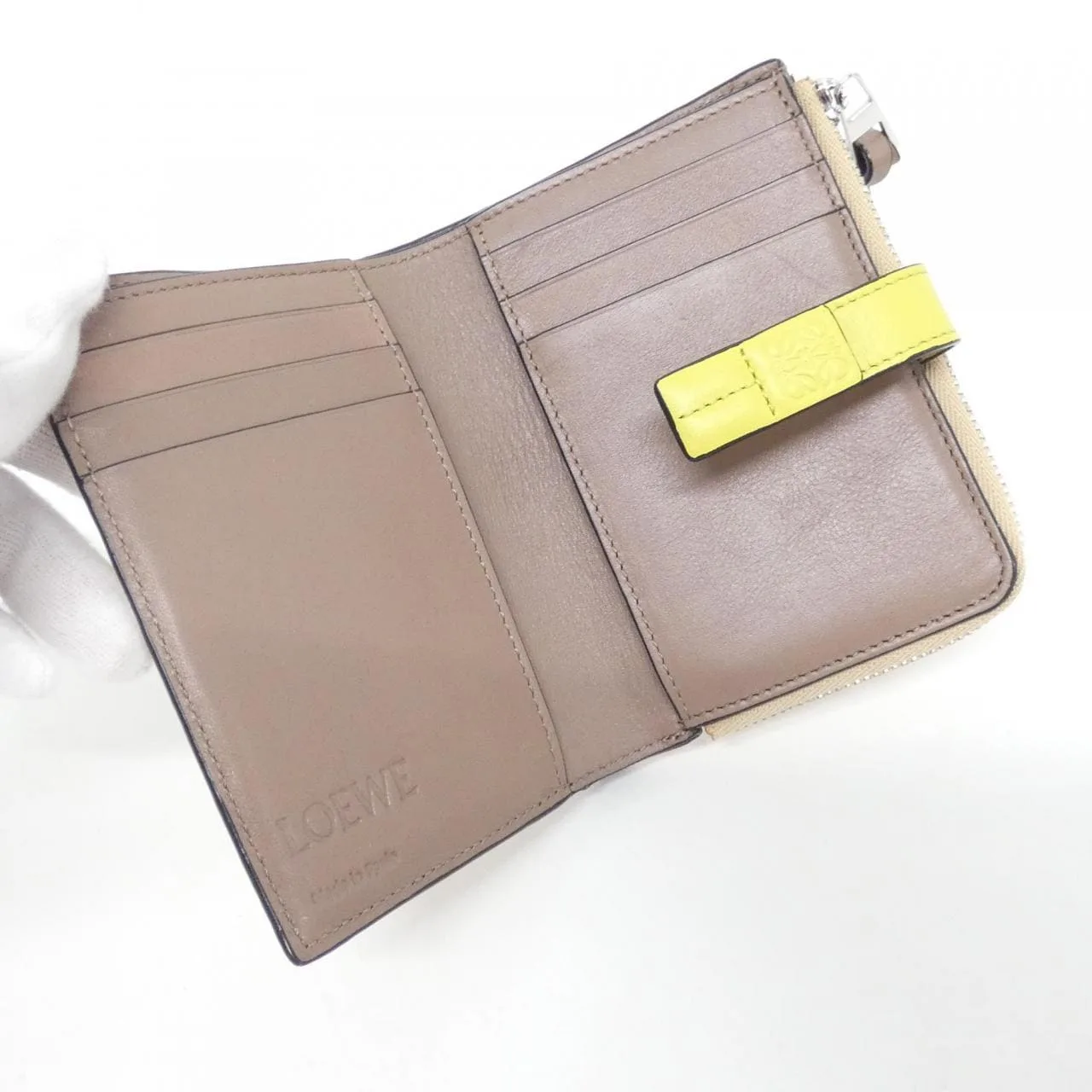 LOEWE C660P30X02 Wallet Black Rank A - Thumbnail 4