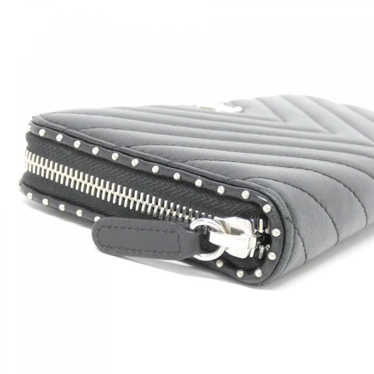 CHANEL 81218 Wallet Lambskin Black Lambskin Rank B - Thumbnail 4