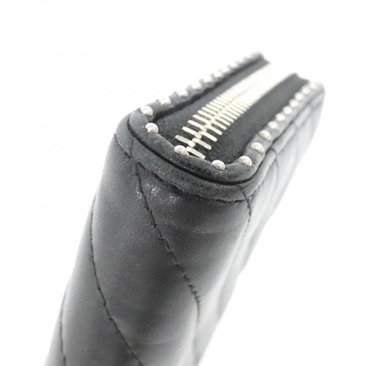 CHANEL 81218 Wallet Lambskin Black Lambskin Rank B - Thumbnail 5