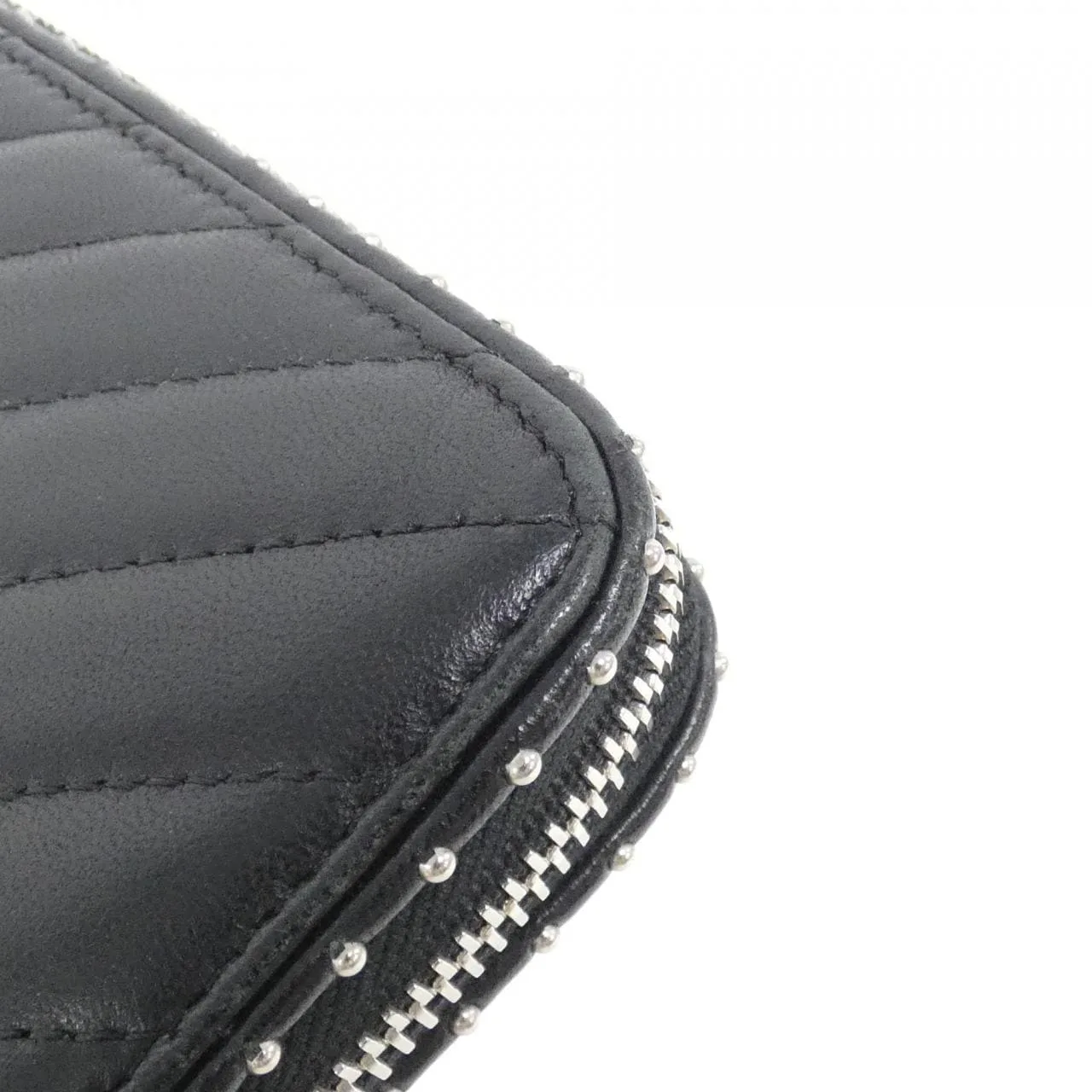CHANEL 81218 Wallet Lambskin Black Lambskin Rank B - Thumbnail 6