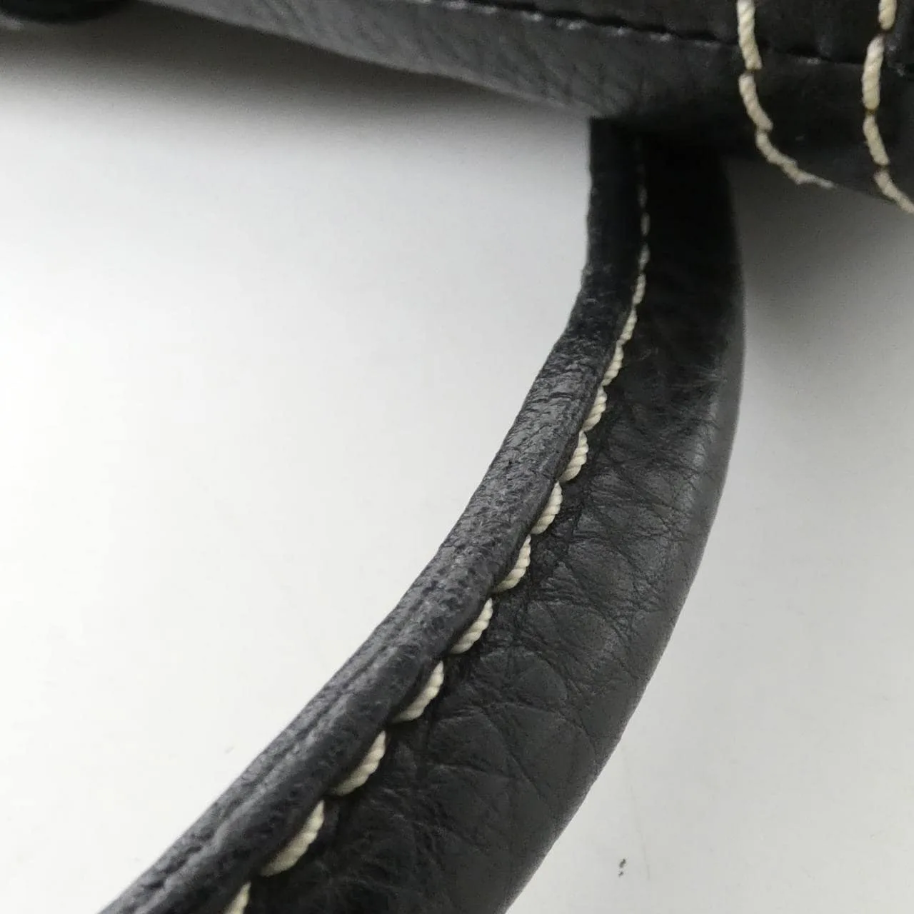 CELINE Shoulder Leather Black Leather Rank A - Thumbnail 6