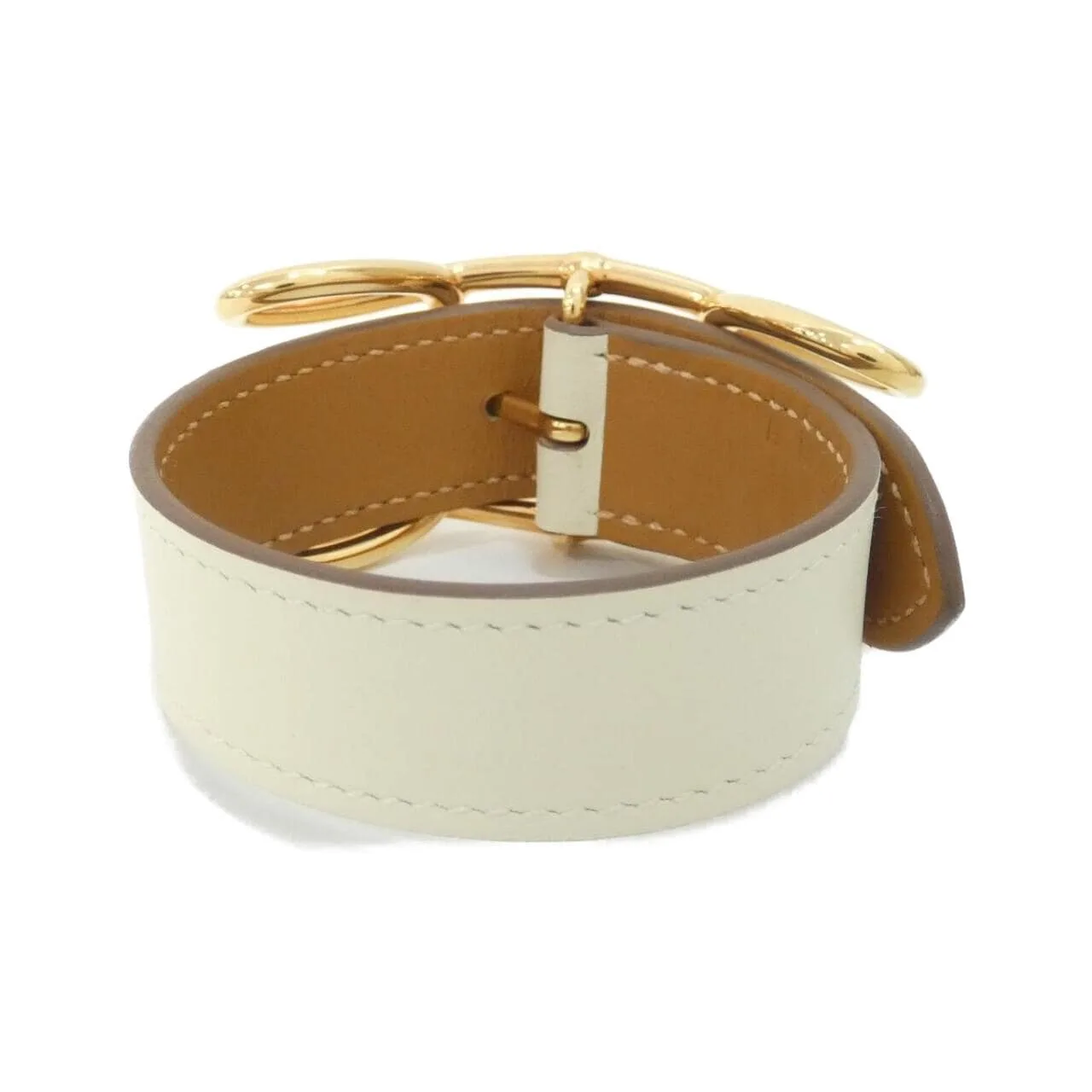 HERMES 011134CD accessories Swift 黑色 Swift 皮 中古品A - 縮圖 2