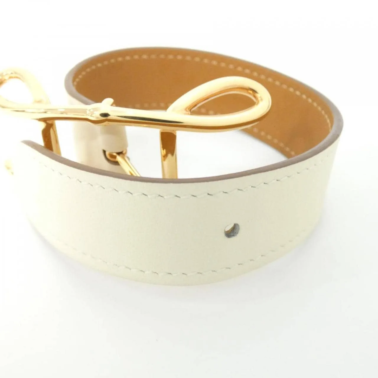 HERMES 011134CD accessories Swift 黑色 Swift 皮 中古品A - 縮圖 3