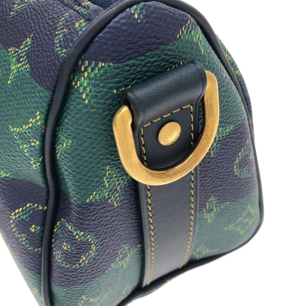 LOUIS VUITTON Keepall M25786 波士頓包 Monogram 金色 Monogram 中古品A - 縮圖 4