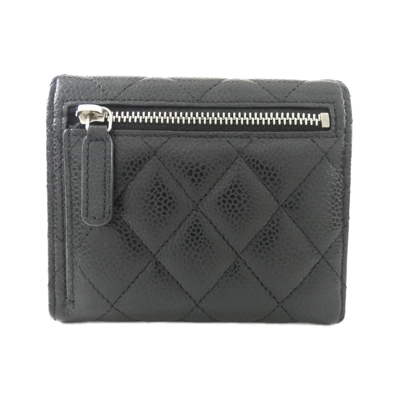 CHANEL Timeless Classic AP0231 Wallet Grained Calfskin Black Grained Calfskin Rank B - Thumbnail 2