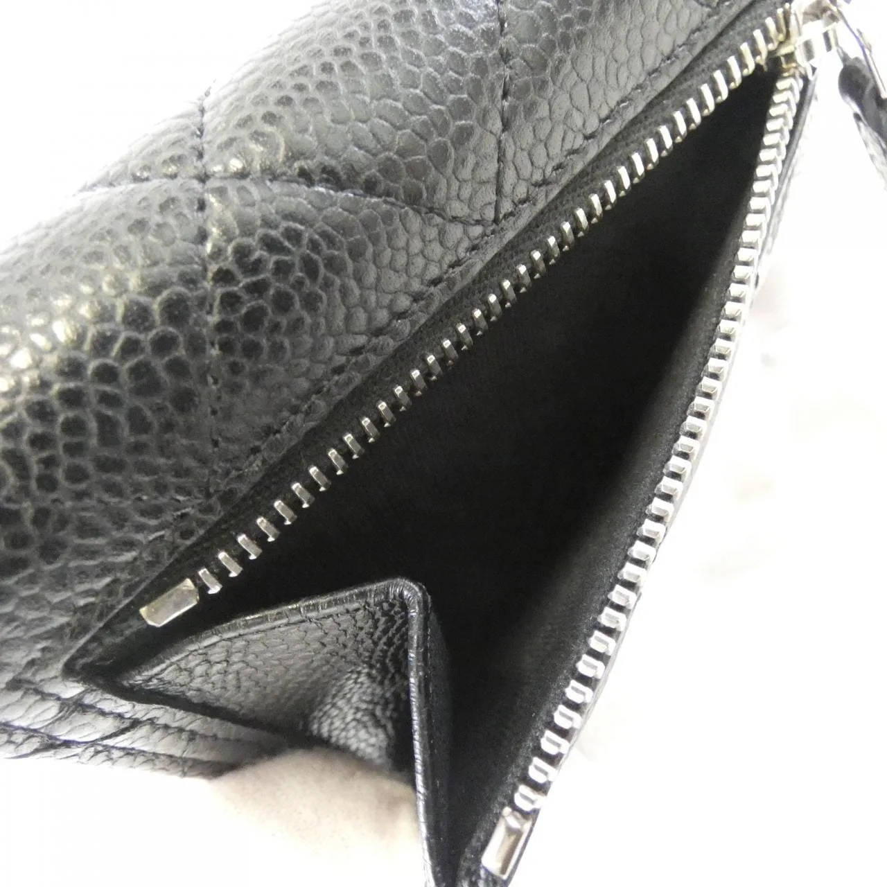 CHANEL Timeless Classic AP0231 Wallet Grained Calfskin Black Grained Calfskin Rank B - Thumbnail 10