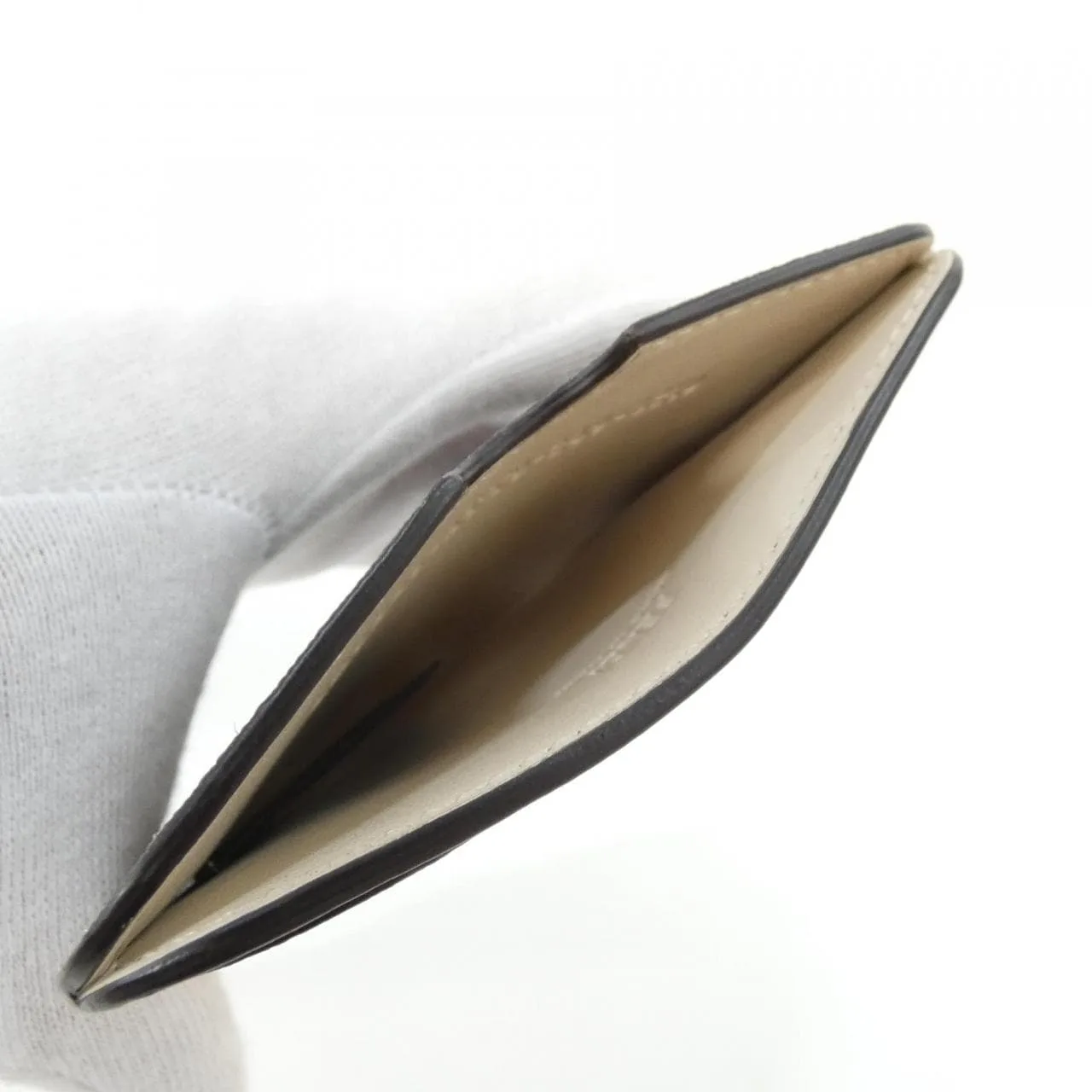 FENDI 8M0445 ATY9 Card Case Leather Brown Leather Rank A - Thumbnail 3