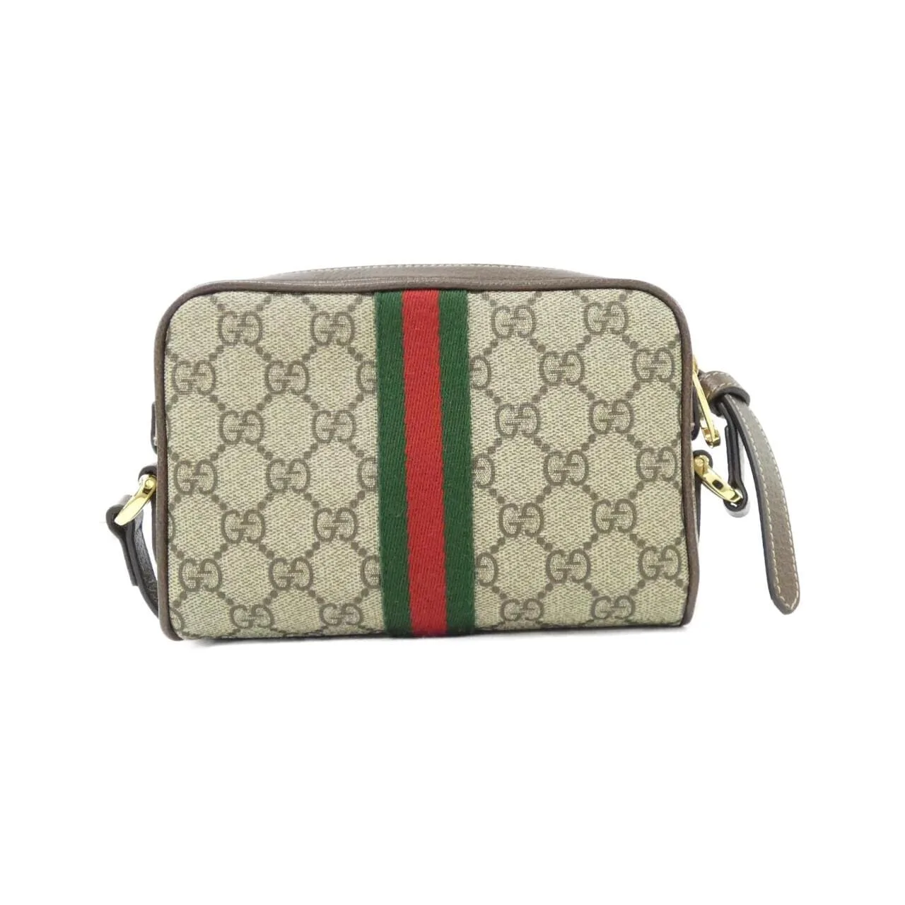 GUCCI 517350 96IWS 肩背包 帆布 黑色 帆布 中古品A - 縮圖 2