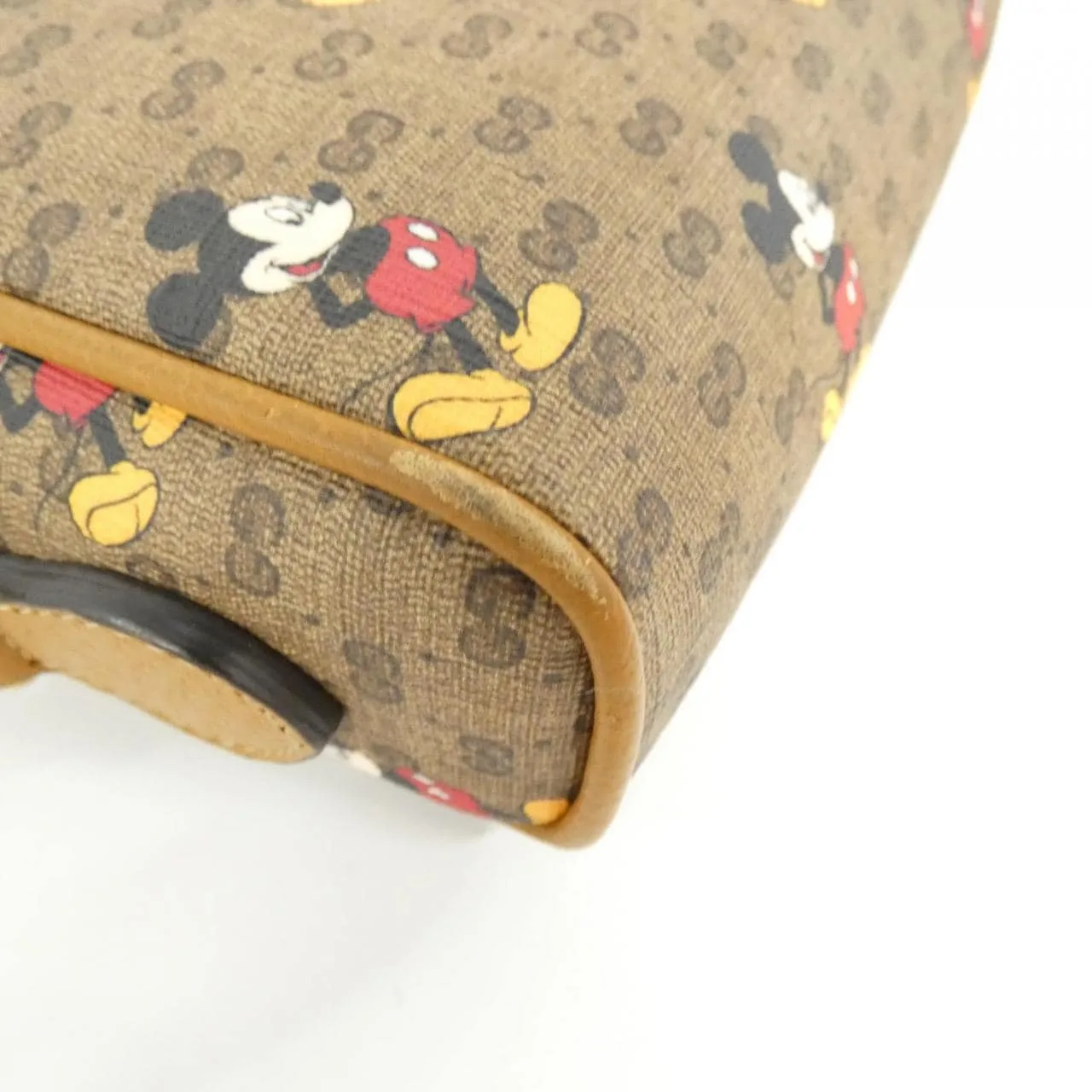 GUCCI Horsebit 1955 602536 HWUBM Shoulder Leather 黑色 皮革 中古品A - 縮圖 4
