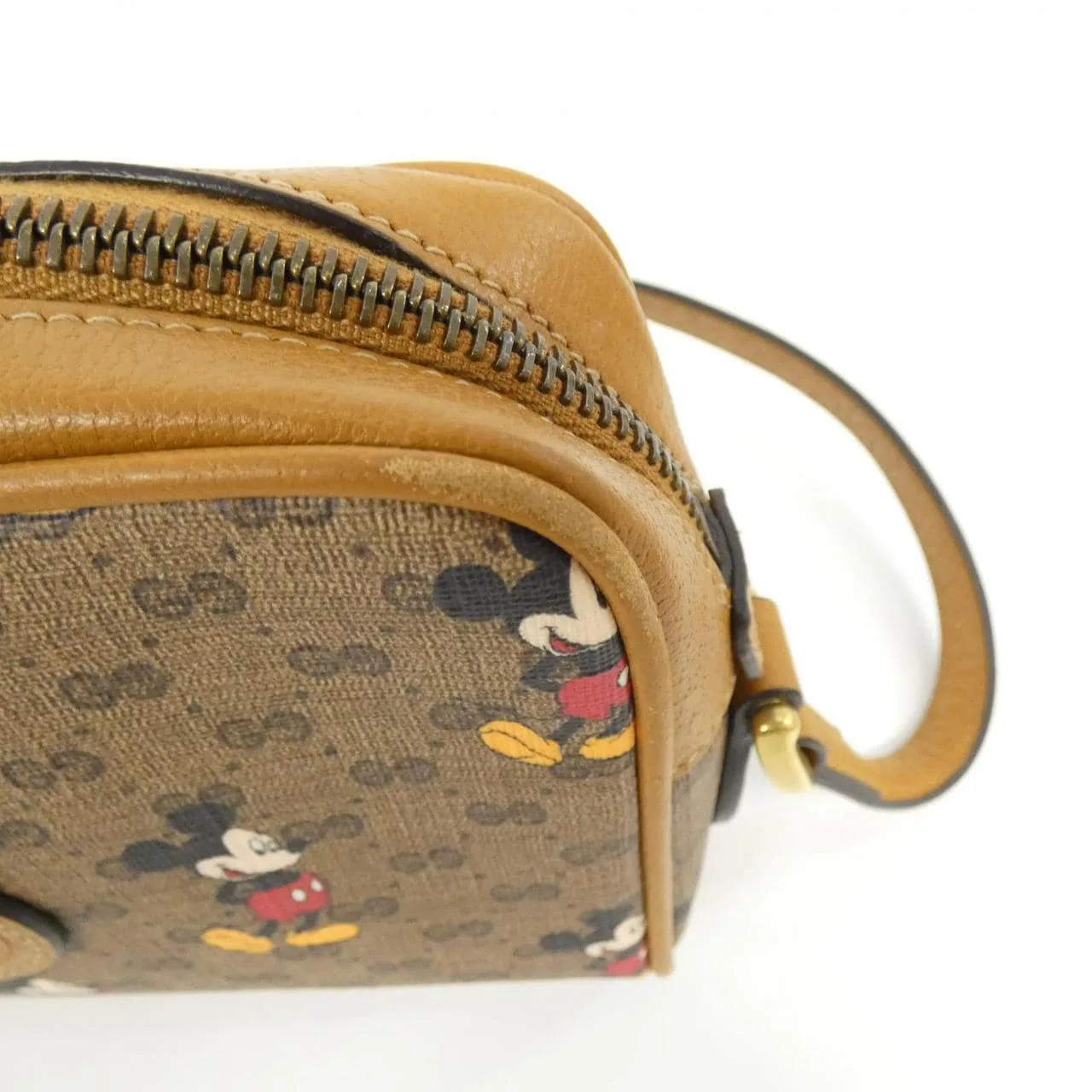 GUCCI Horsebit 1955 602536 HWUBM Shoulder Leather 黑色 皮革 中古品A - 縮圖 5