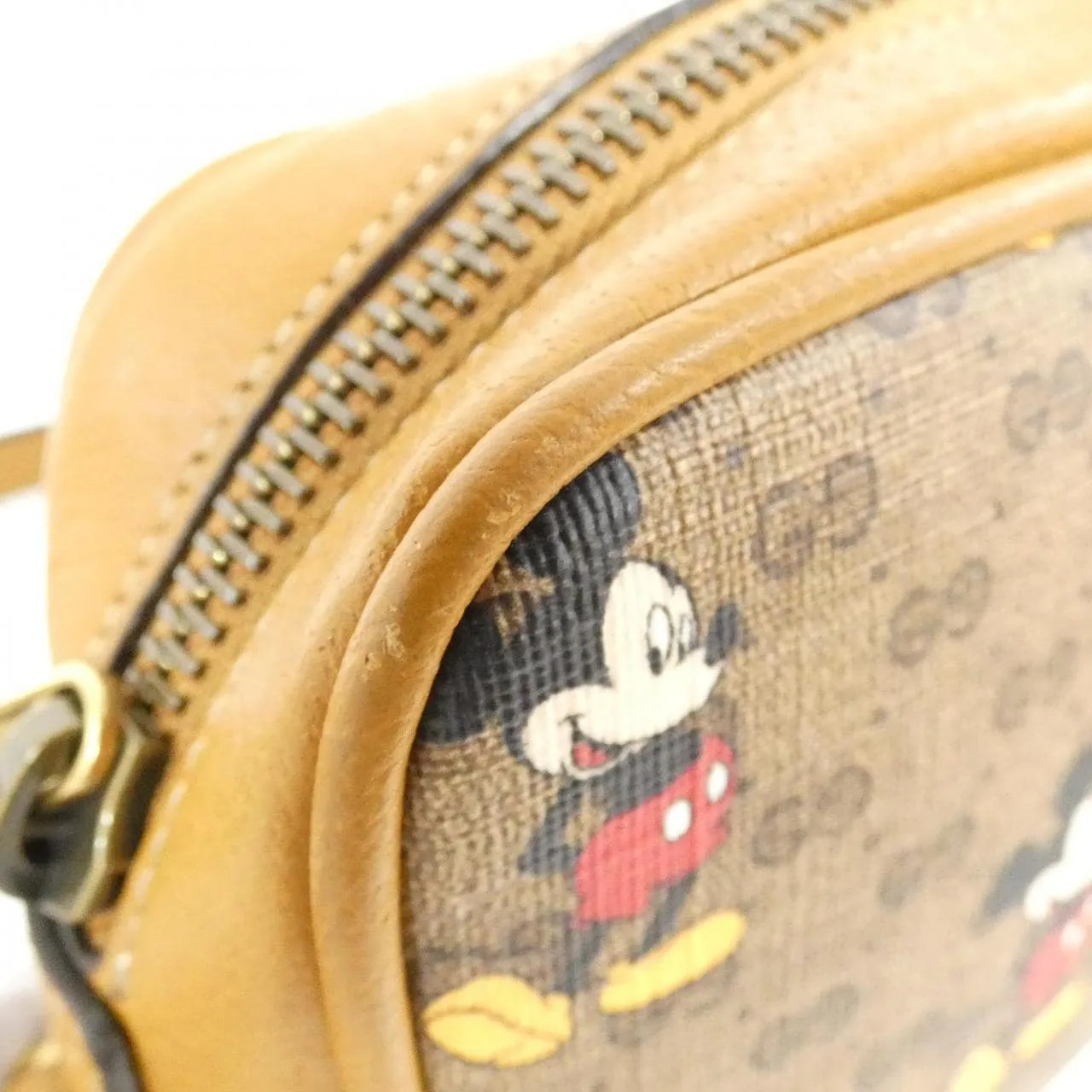 GUCCI Horsebit 1955 602536 HWUBM Shoulder Leather 黑色 皮革 中古品A - 縮圖 6
