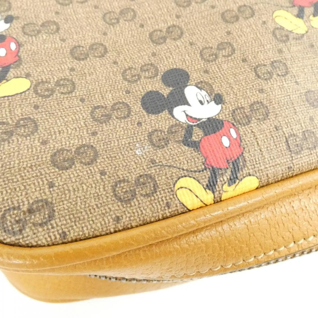 GUCCI Horsebit 1955 602536 HWUBM Shoulder Leather 黑色 皮革 中古品A - 縮圖 7