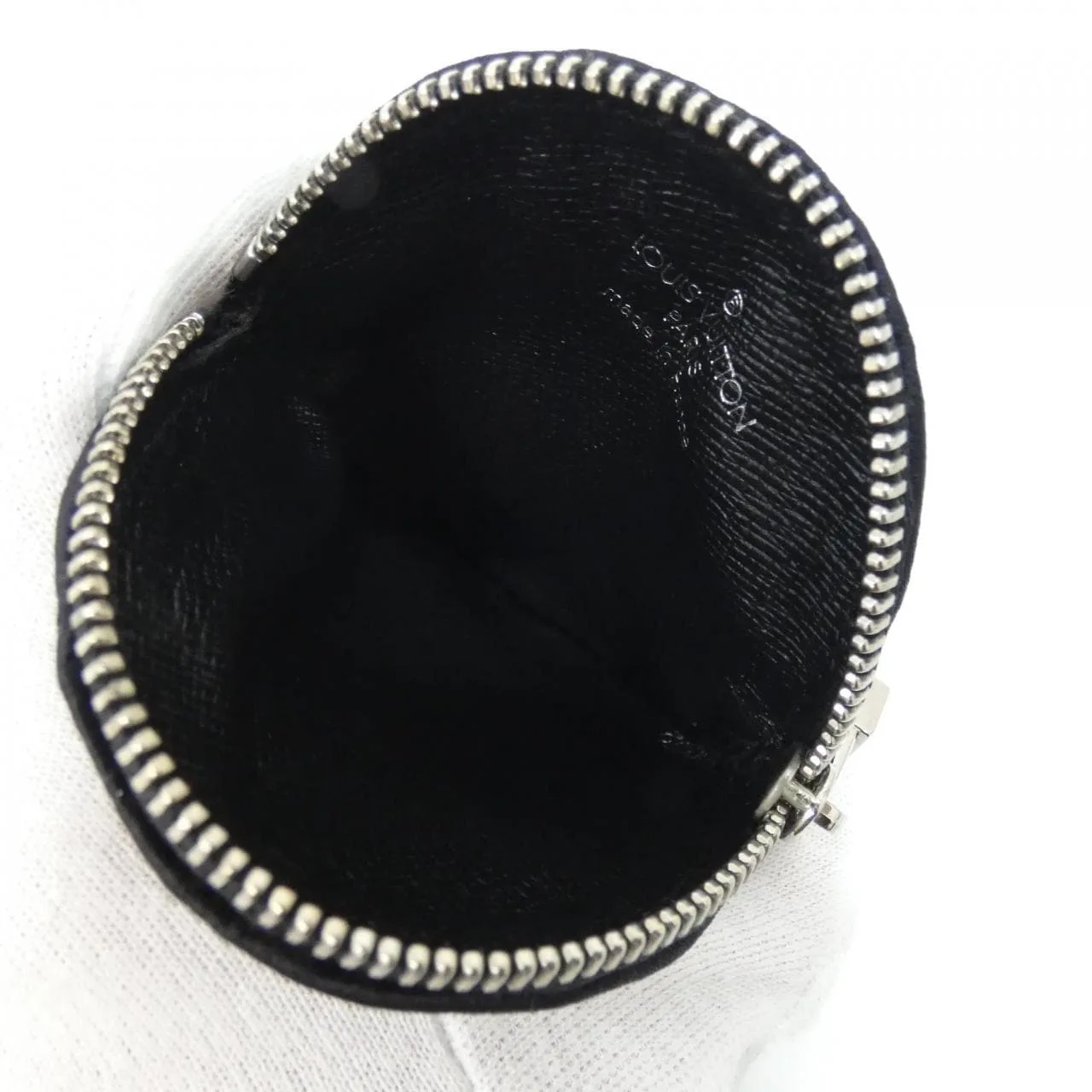 LOUIS VUITTON M92272 Coin Case Canvas Black Canvas Rank A - Thumbnail 5