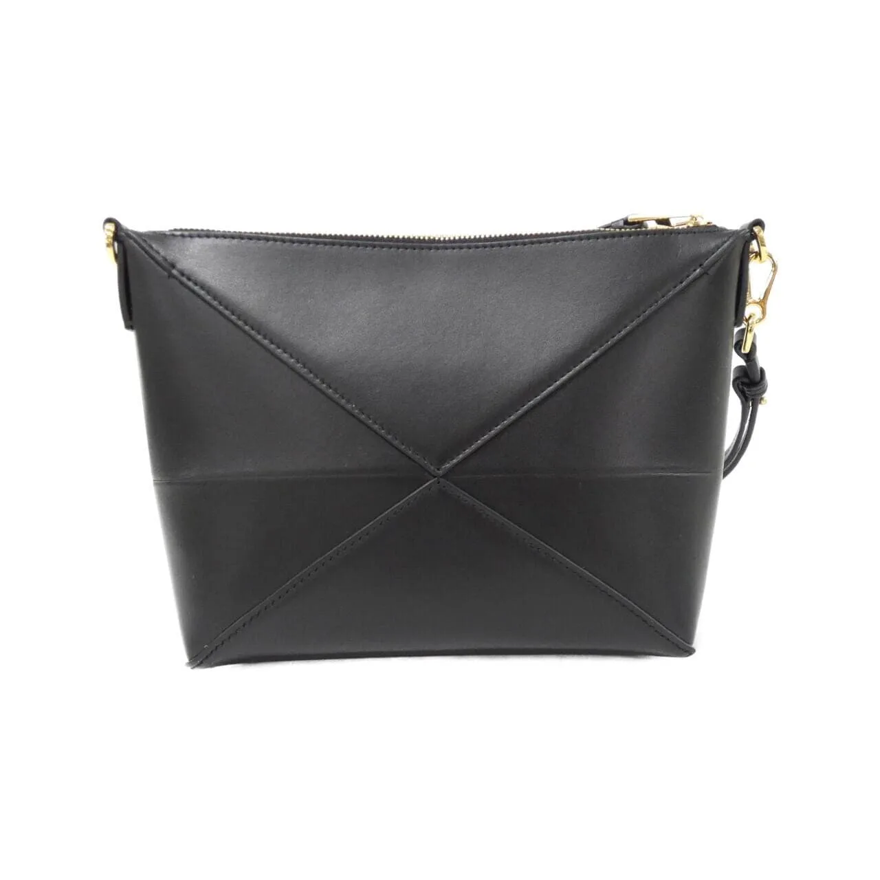 LOEWE Puzzle C510PT1X01 Shoulder Black Rank A - Thumbnail 2