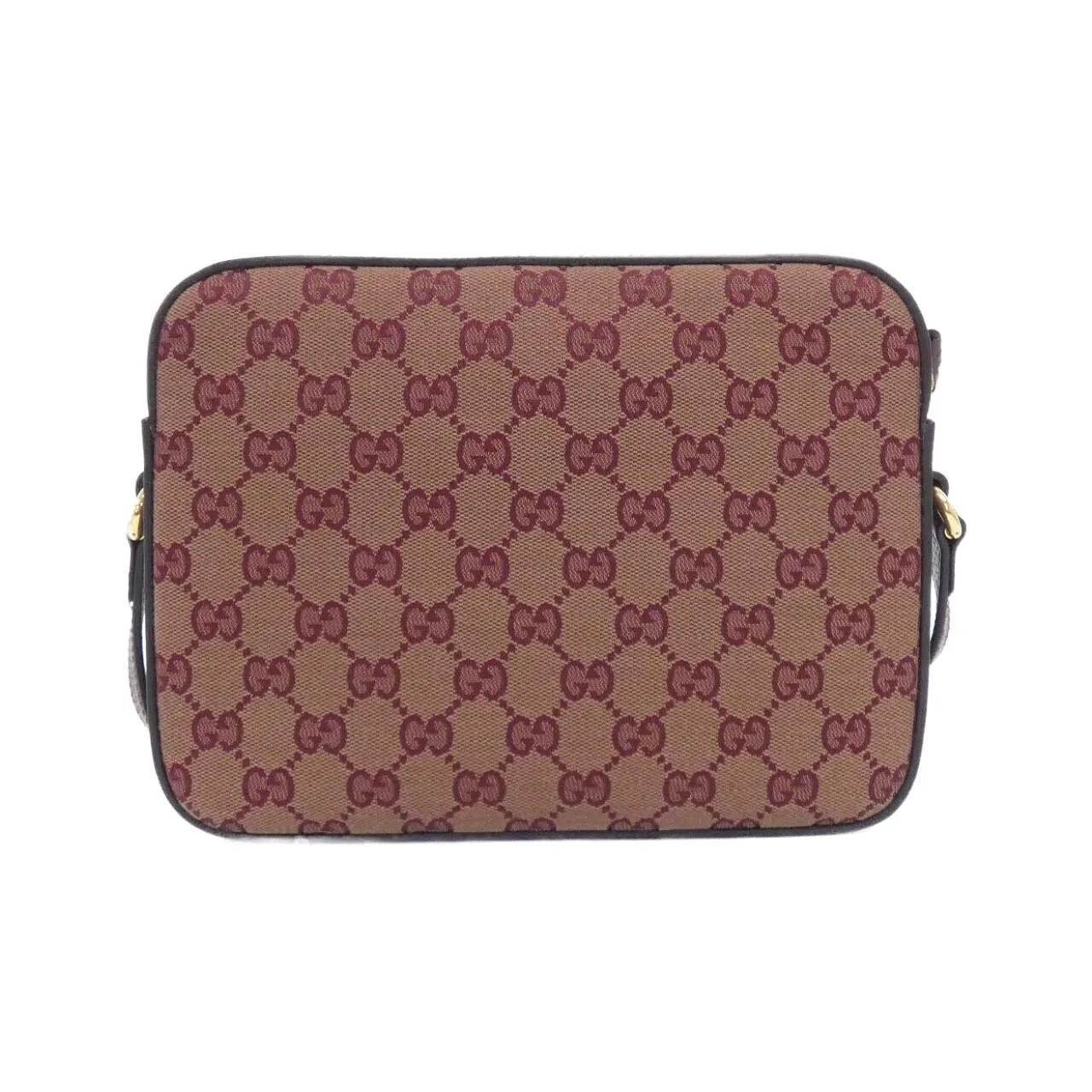 GUCCI Horsebit 1955 645454 9Y9NG Shoulder Canvas Black Canvas Rank A - Thumbnail 2