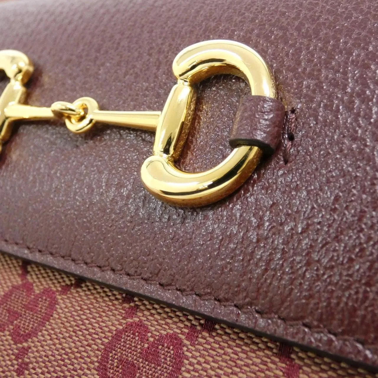 GUCCI Horsebit 1955 645454 9Y9NG Shoulder Canvas Black Canvas Rank A - Thumbnail 4