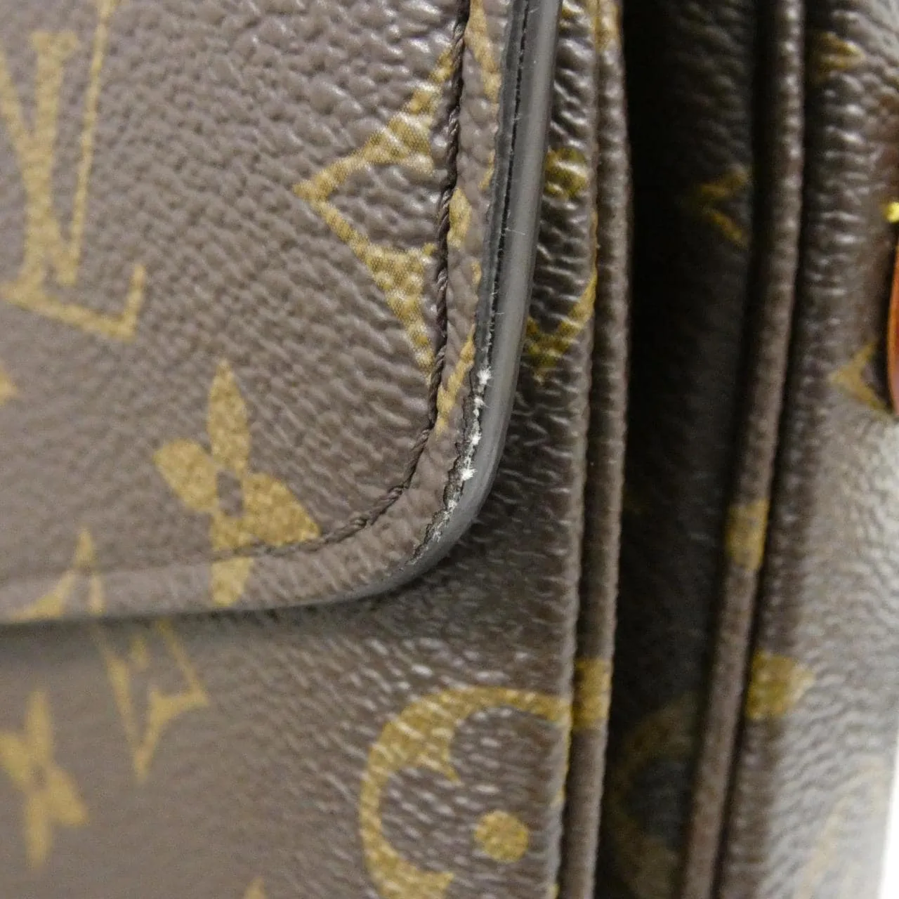 LOUIS VUITTON Pochette M44875 Handbag Monogram Black Monogram Rank B - Thumbnail 5