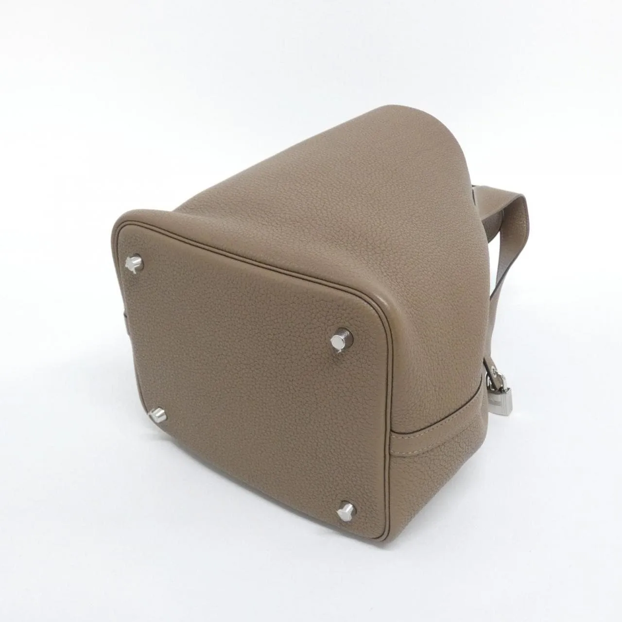 HERMES Picotin 073598CK Handbag Beige Rank A - Thumbnail 2