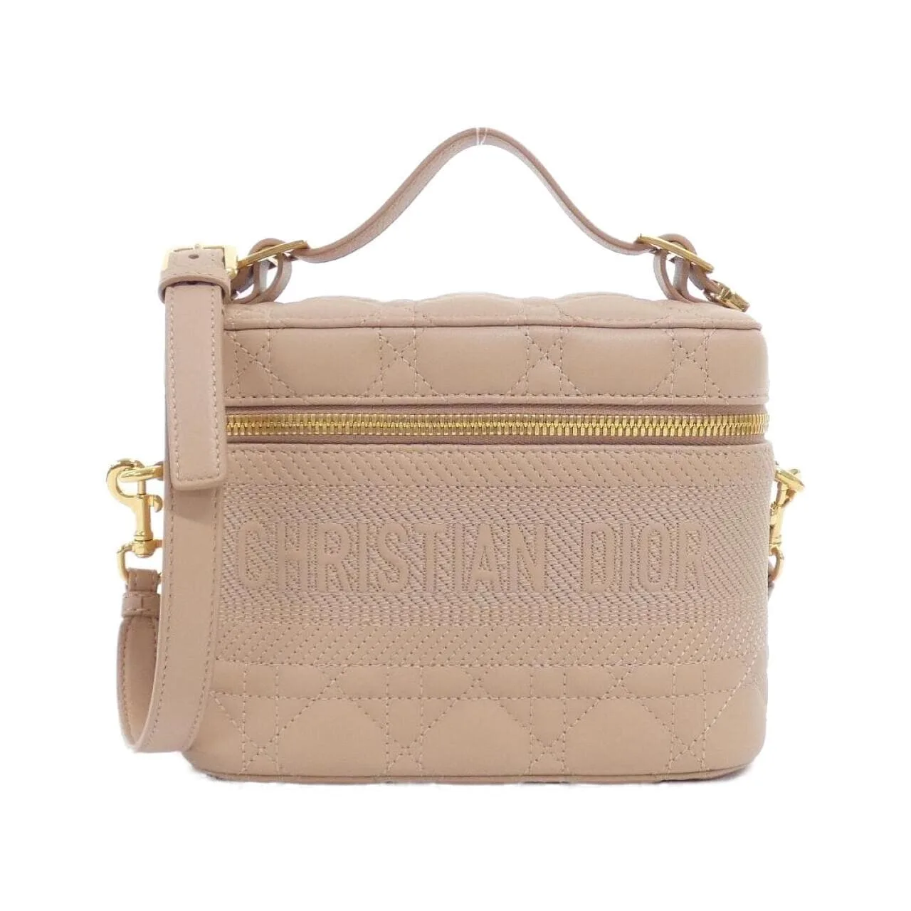 DIOR Book Tote S5488UNTR Handbag Lambskin Pink