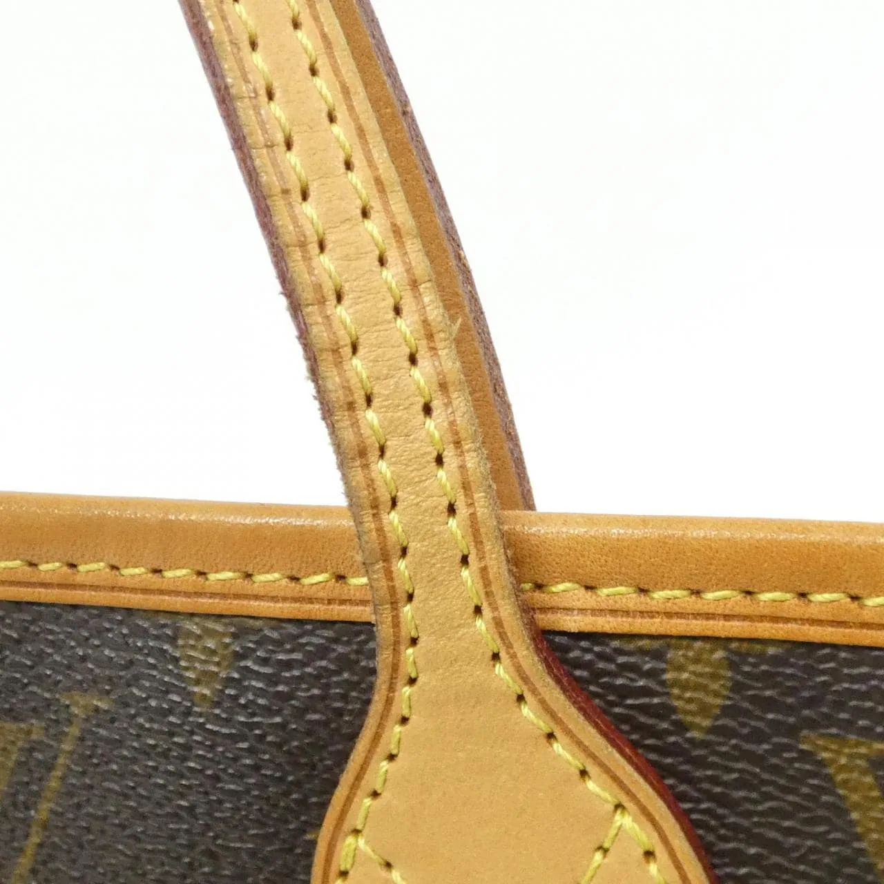 LOUIS VUITTON Neverfull M40156 Tote Monogram 黑色 Monogram 中古品A - 縮圖 6