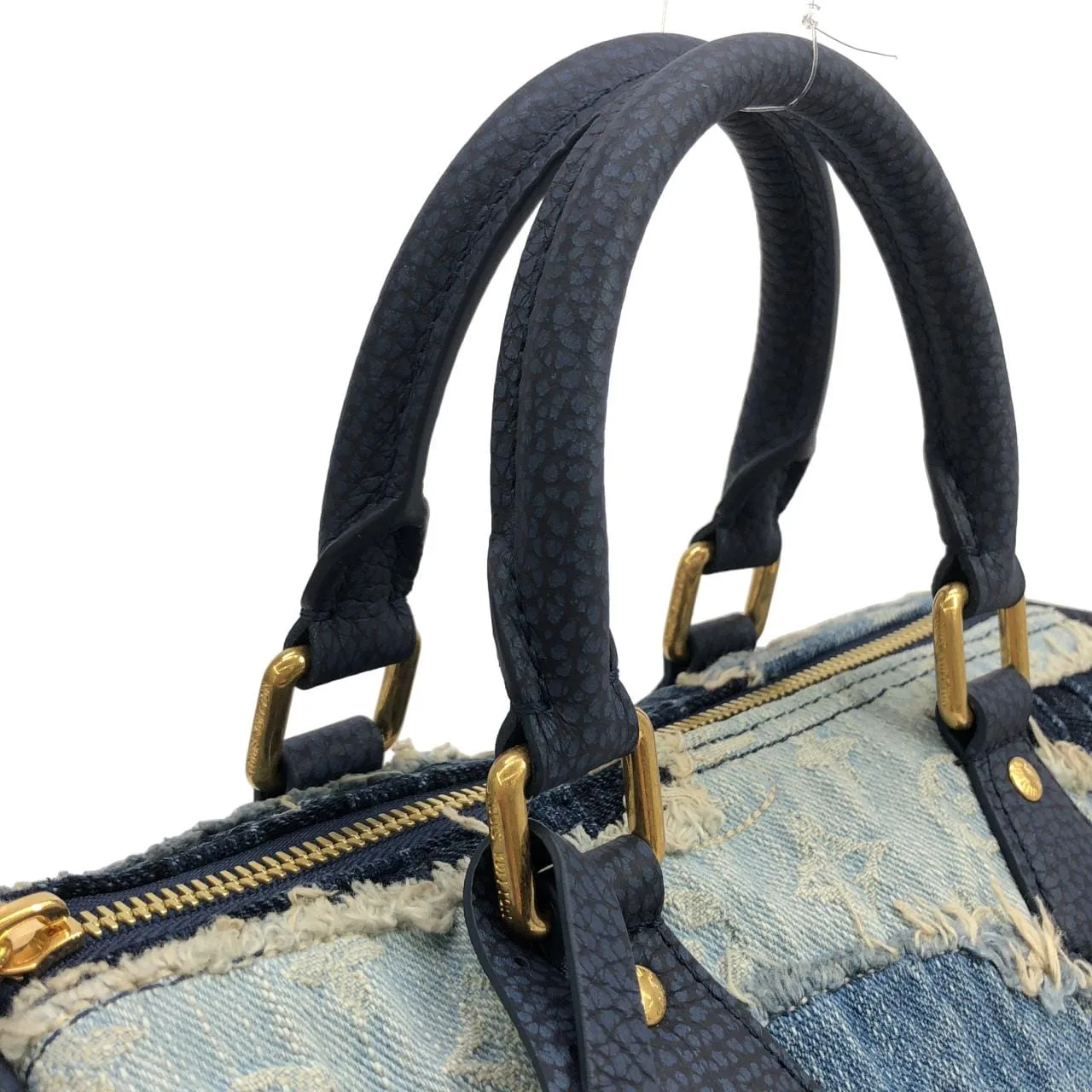 LOUIS VUITTON Speedy M15276 Boston Denim Blue Denim Rank A - Thumbnail 6