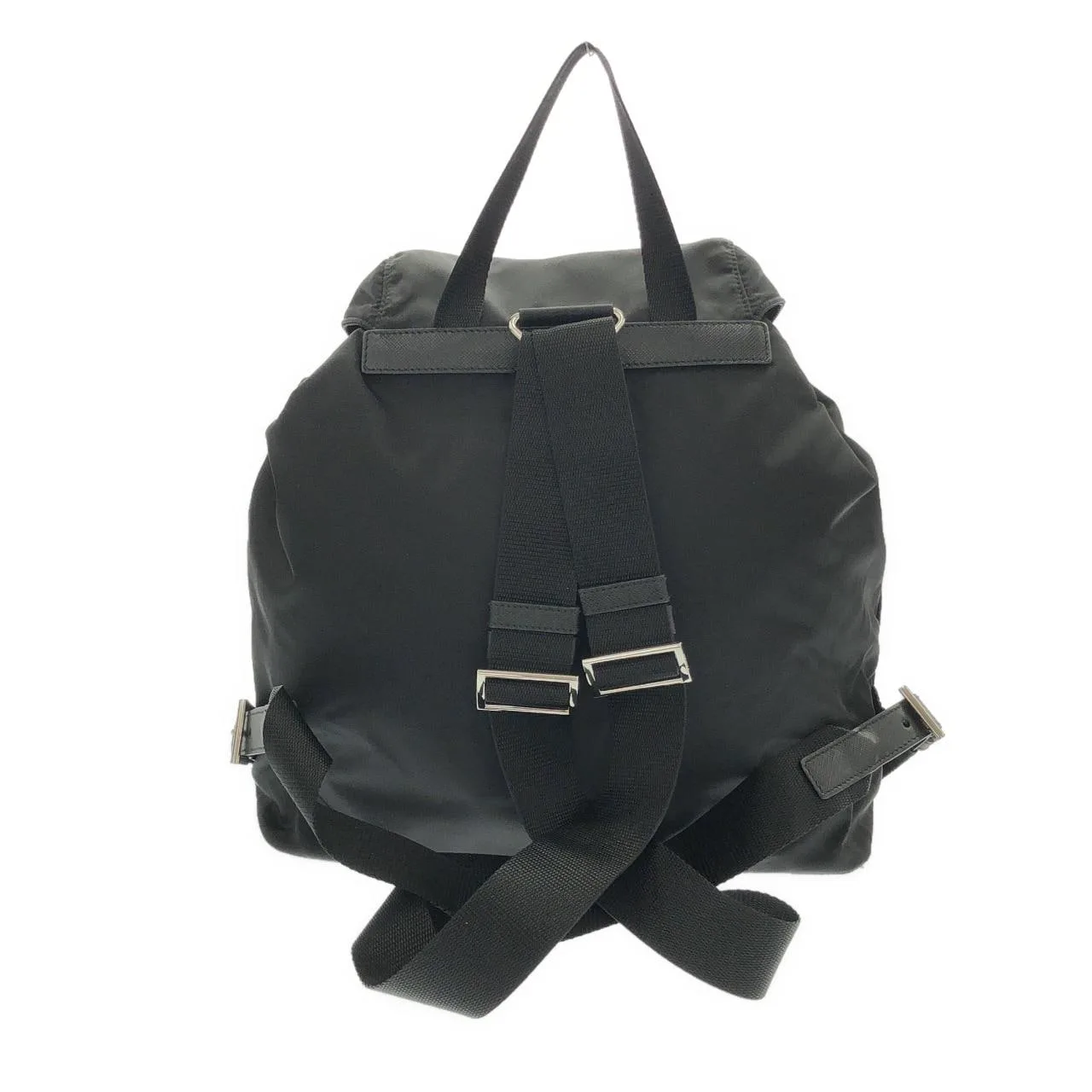 PRADA 1BZ811 背包 黑色 中古品A - 縮圖 2
