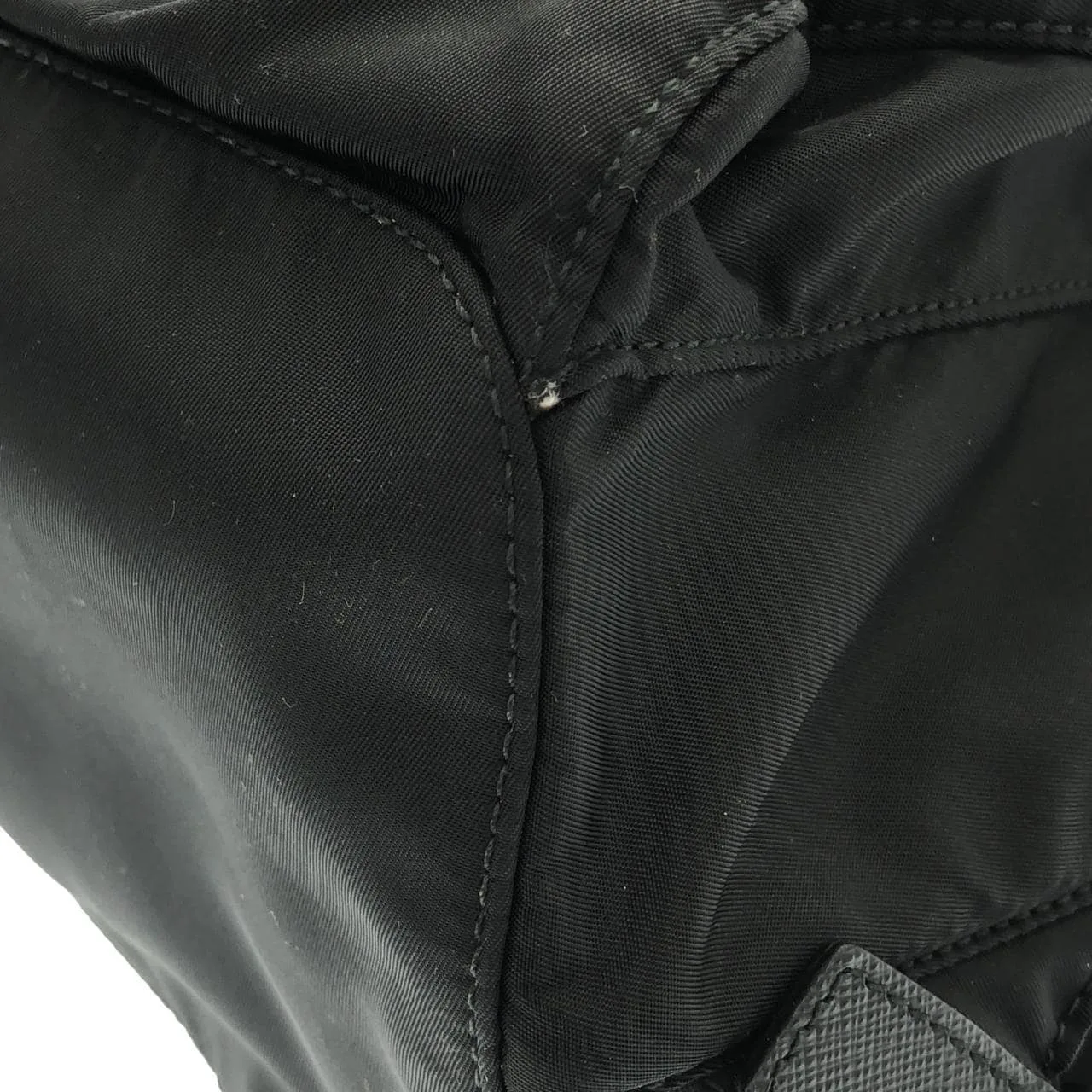 PRADA 1BZ811 背包 黑色 中古品A - 縮圖 3