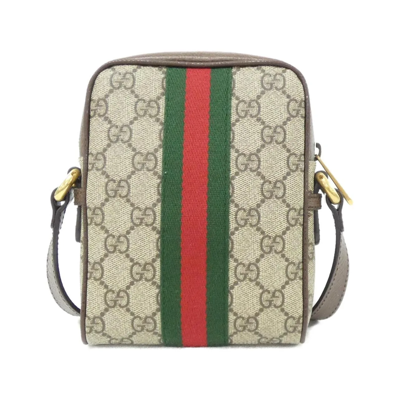 GUCCI 598127 96IWT Shoulder Canvas 黑色 帆布 中古品A - 縮圖 2