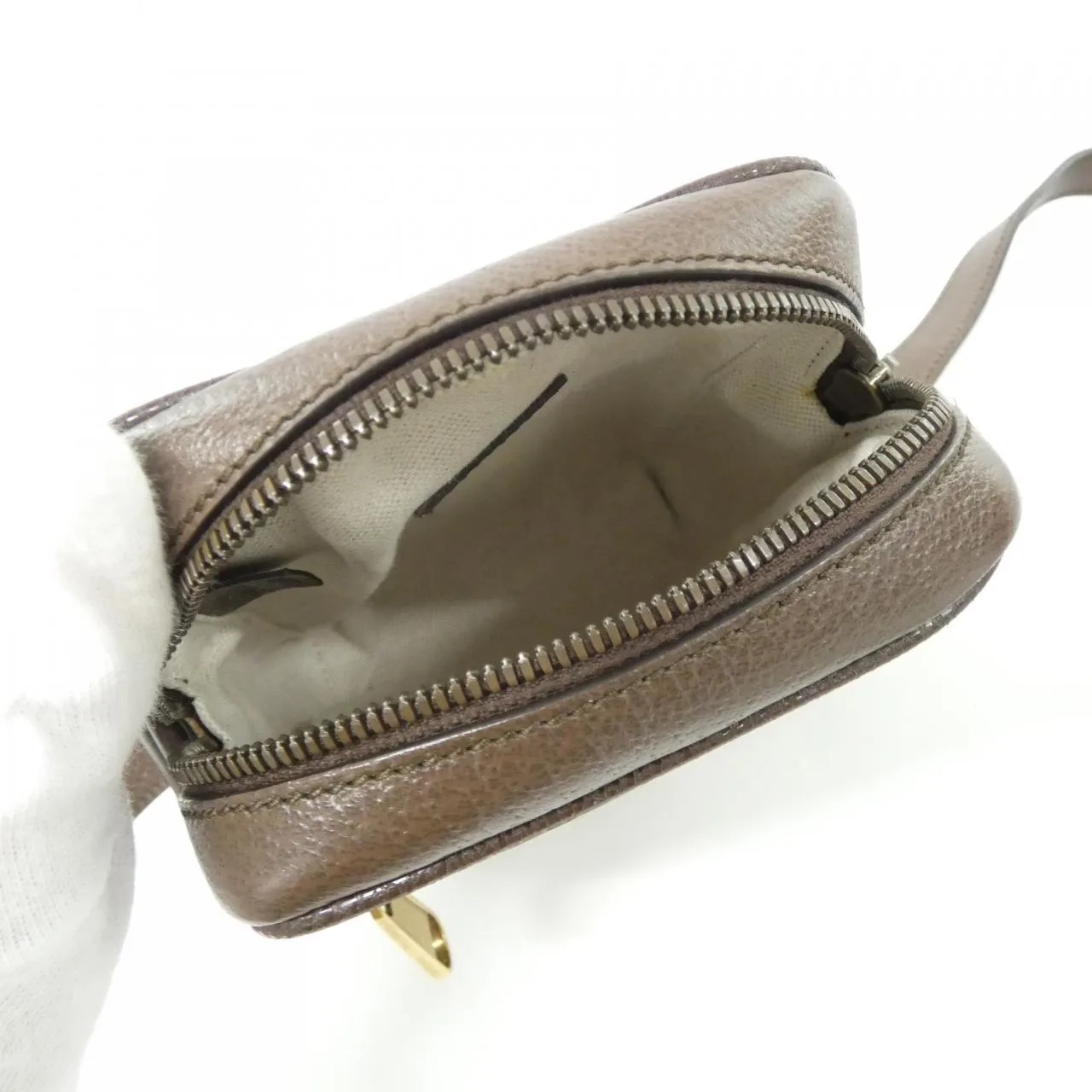 GUCCI 598127 96IWT Shoulder Canvas 黑色 帆布 中古品A - 縮圖 6
