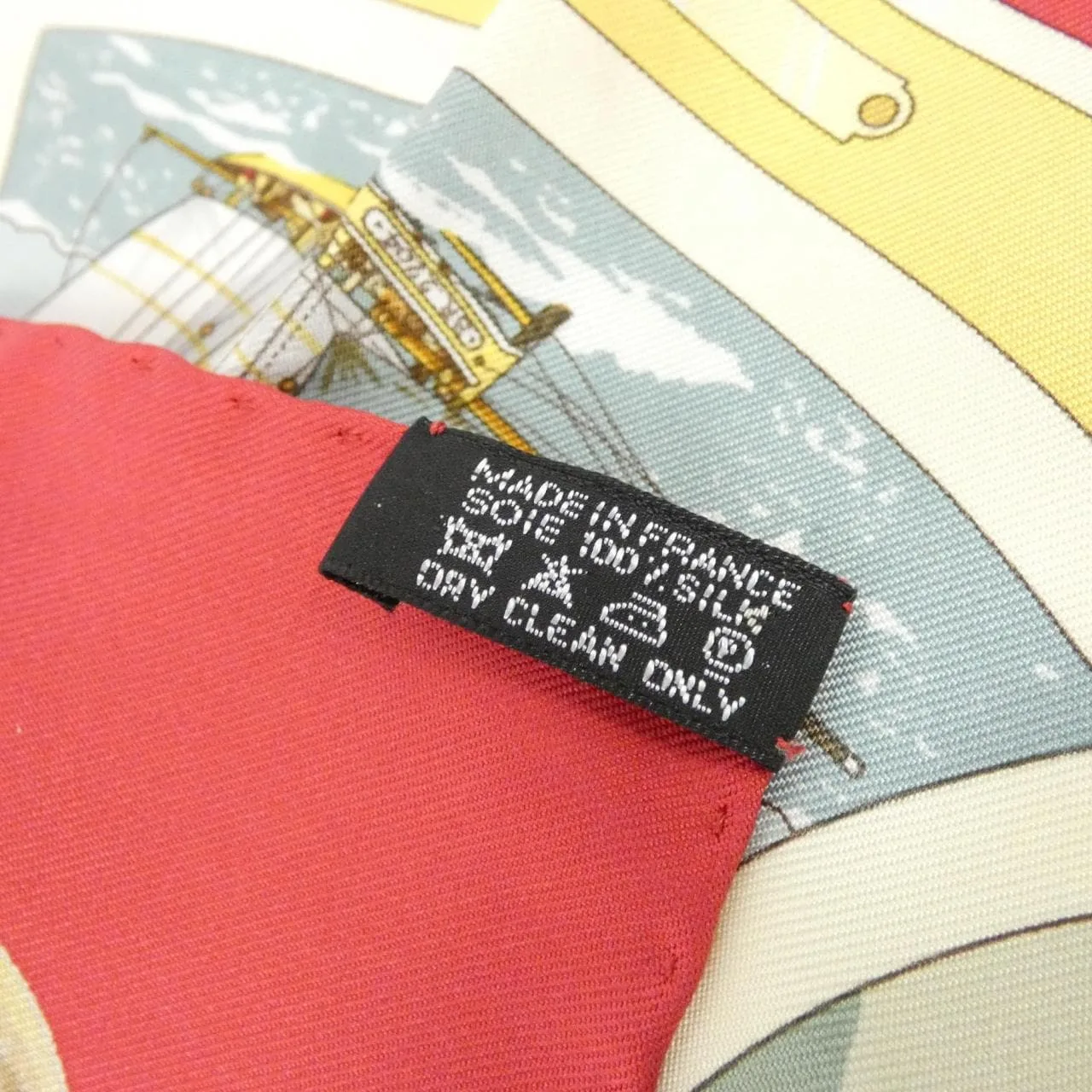 HERMES Scarf Rouge Rank A - Thumbnail 3