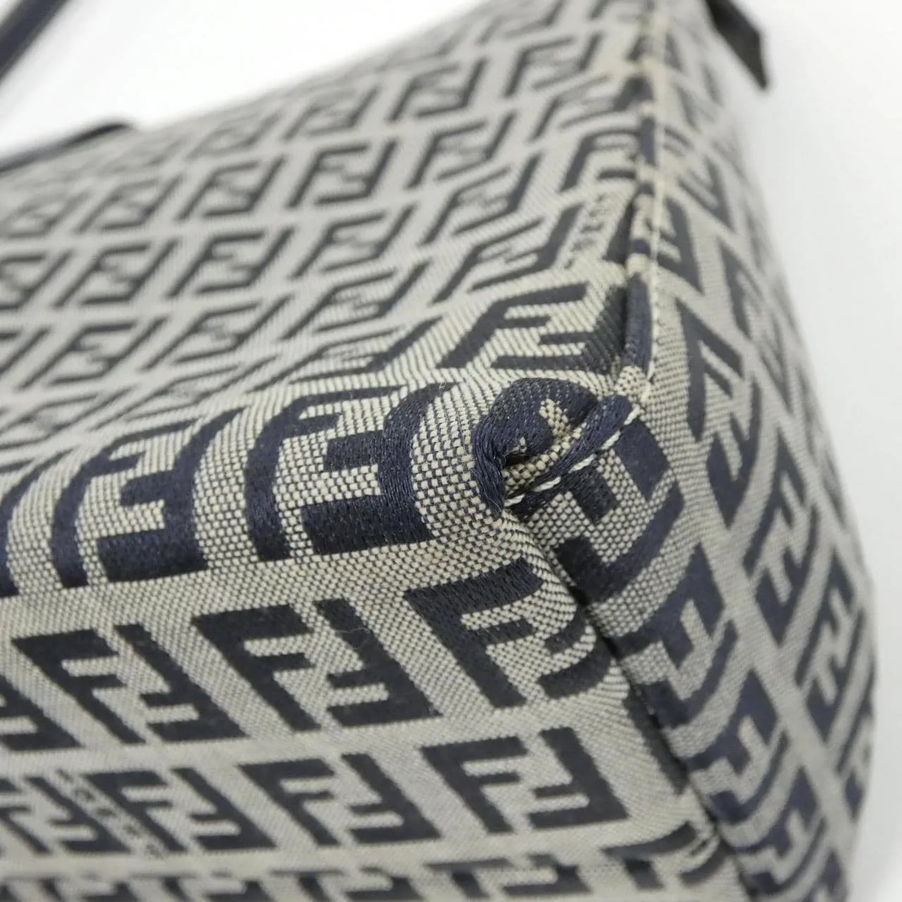 FENDI 16115 Shoulder Canvas Navy Canvas Rank A - Thumbnail 3