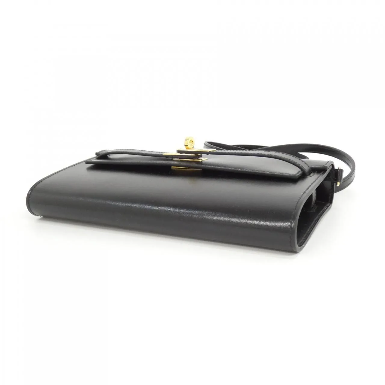 HERMES Kelly 082648CC 銀包 Box Calf 黑色 Box 皮 中古品A - 縮圖 3