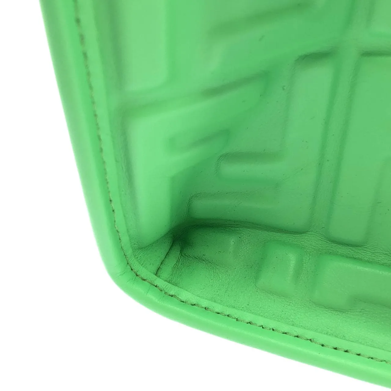 FENDI Sunshine Shopper 8BH386 AMCV Handbag Green Rank A - Thumbnail 3
