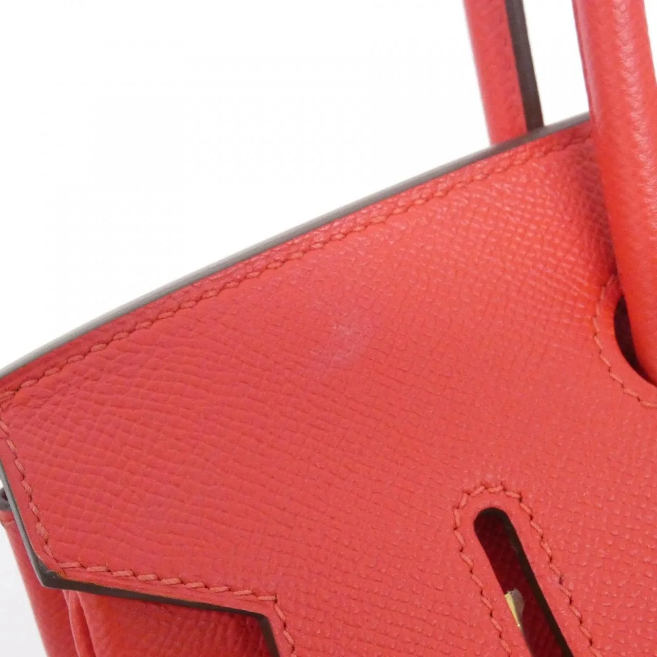 HERMES Birkin 041701CC Handbag Epsom Rouge Epsom Leather Rank A - Thumbnail 6