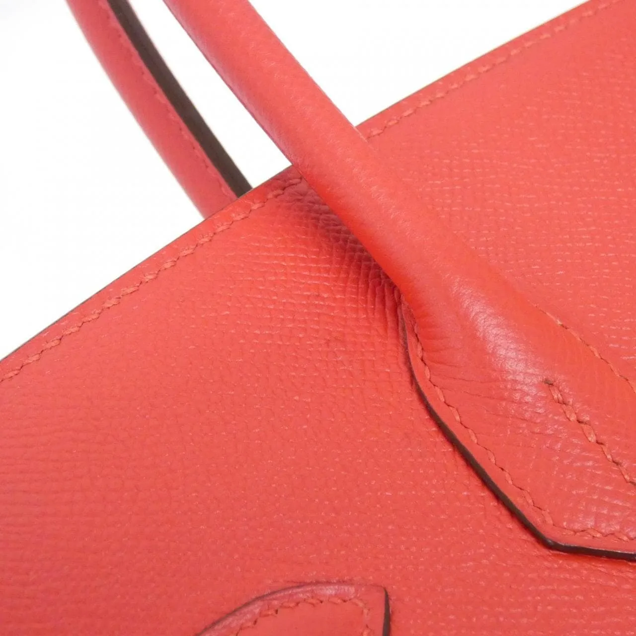 HERMES Birkin 041701CC Handbag Epsom Rouge Epsom Leather Rank A - Thumbnail 7