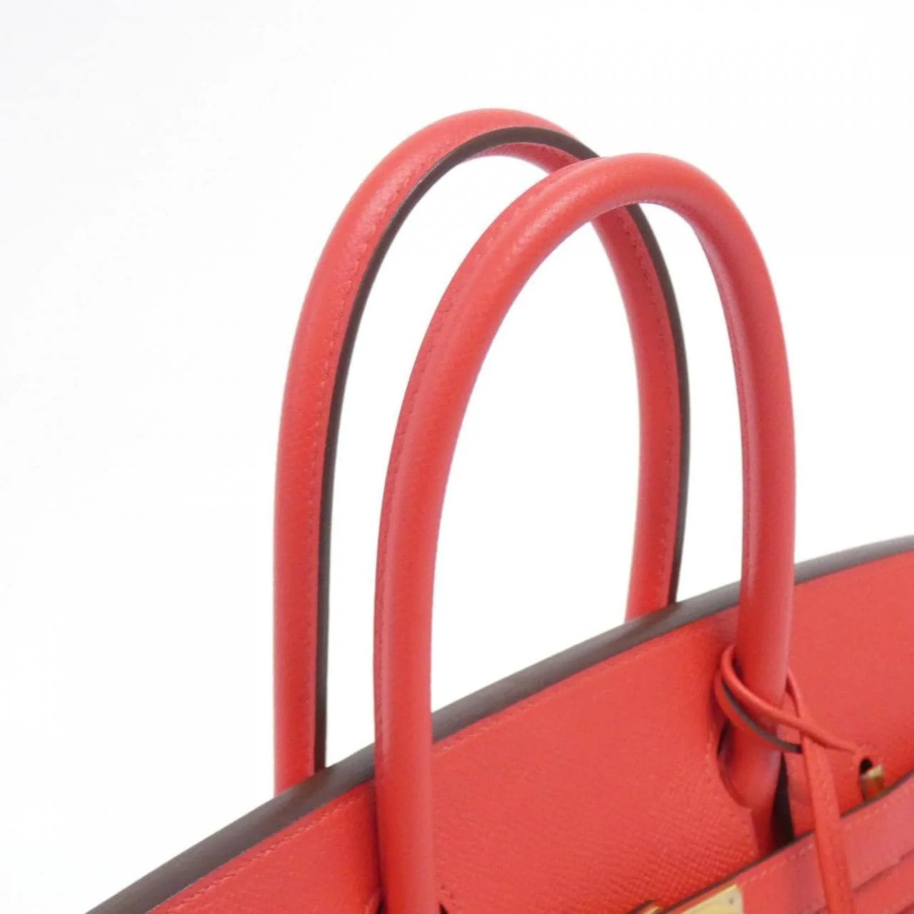 HERMES Birkin 041701CC Handbag Epsom Rouge Epsom Leather Rank A - Thumbnail 9
