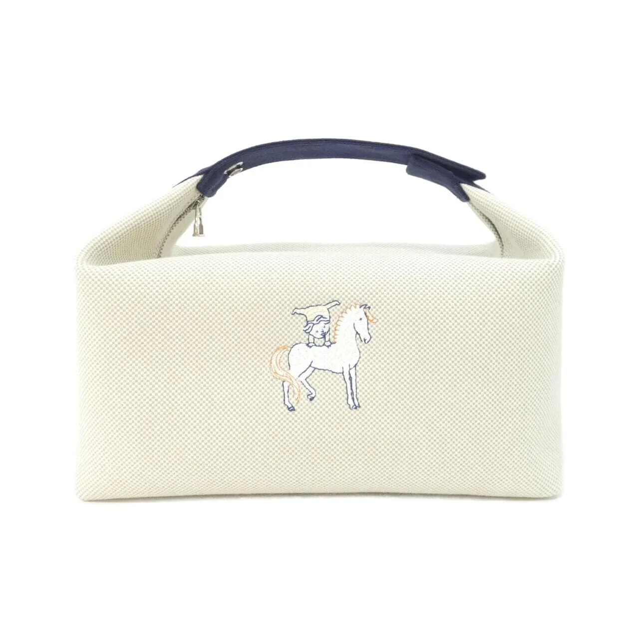 HERMES 103587M Pouch Canvas
