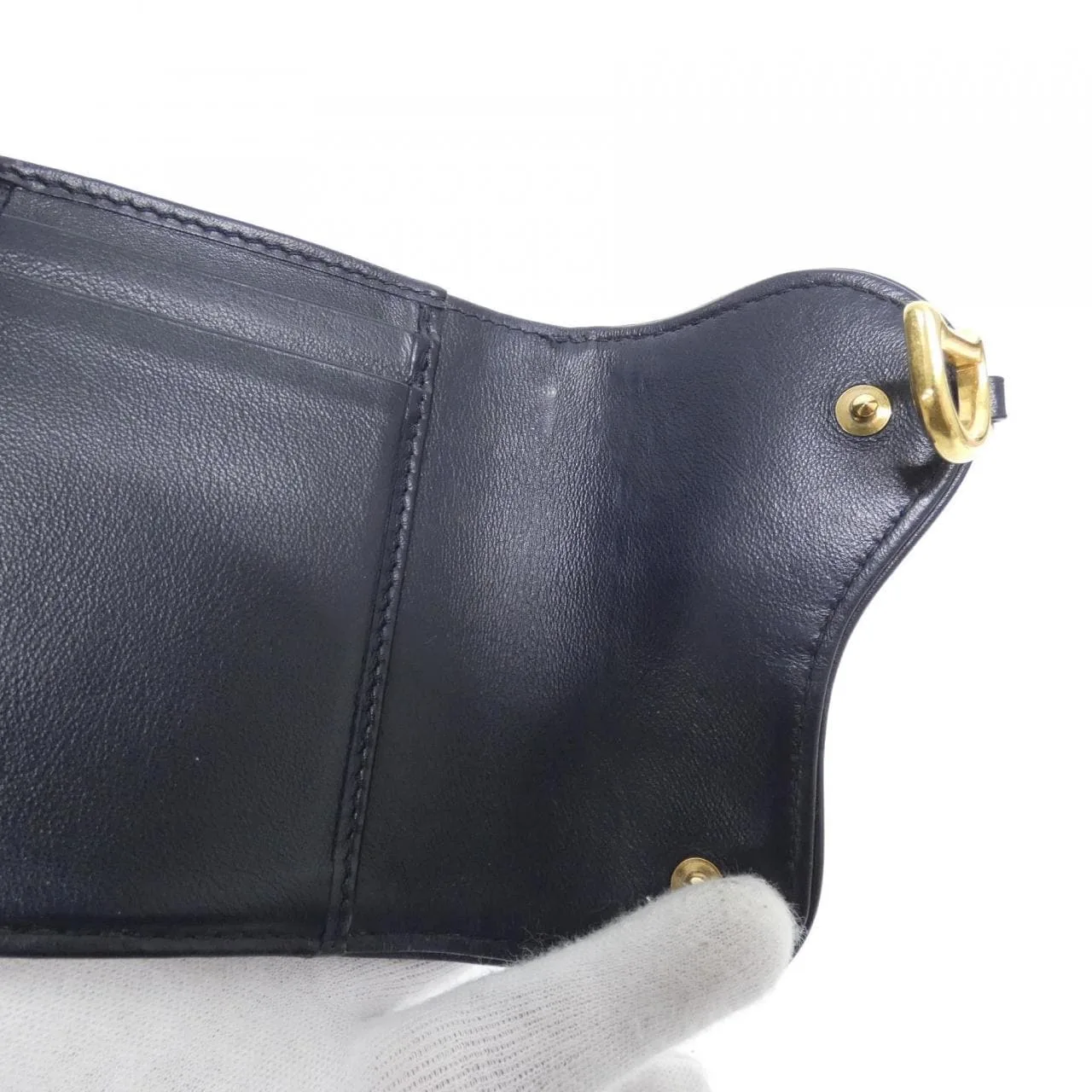 DIOR Saddle S5652CTZQ Wallet Canvas Black Canvas Rank A - Thumbnail 9