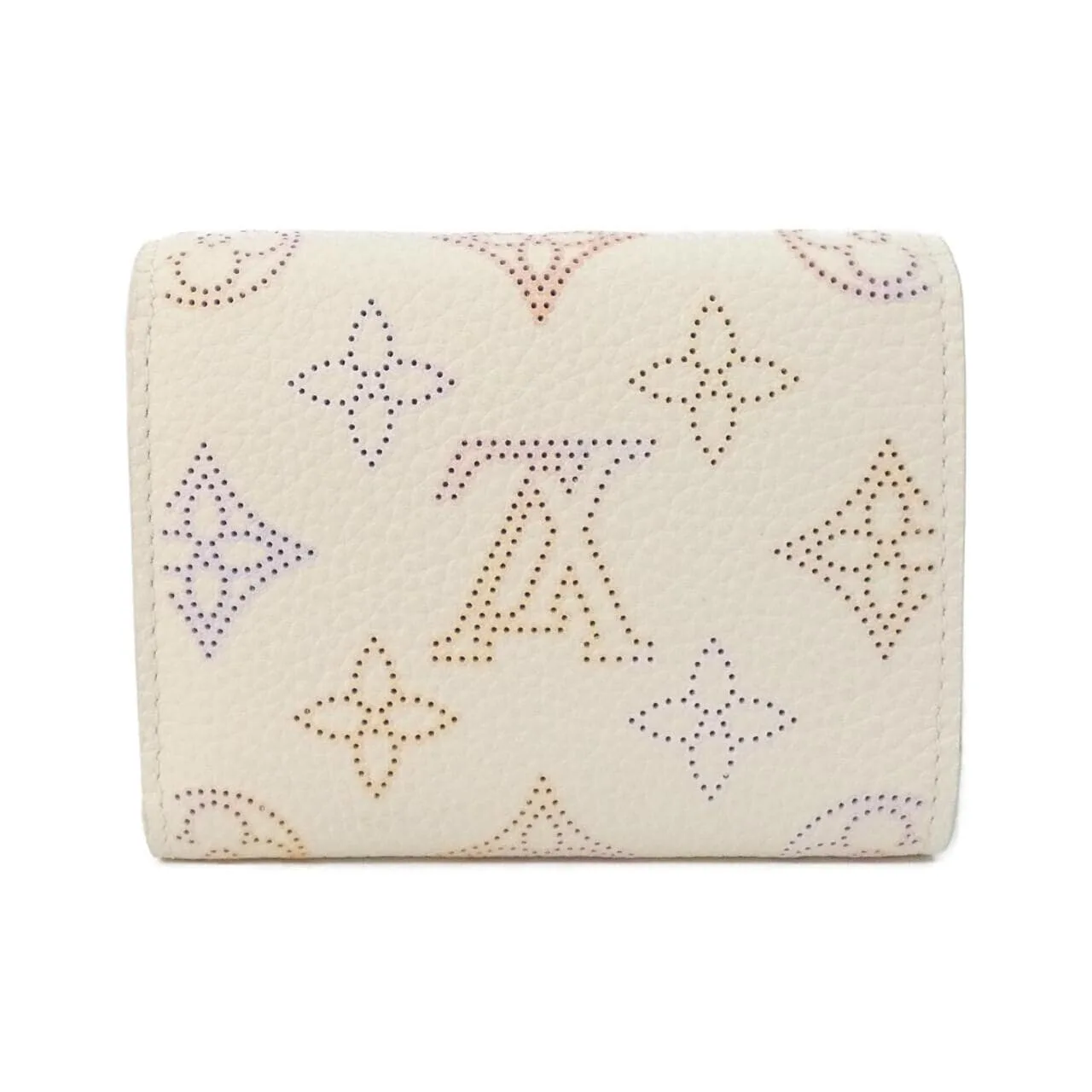 LOUIS VUITTON Mahina M25640 銀包 米色 中古品A - 縮圖 2