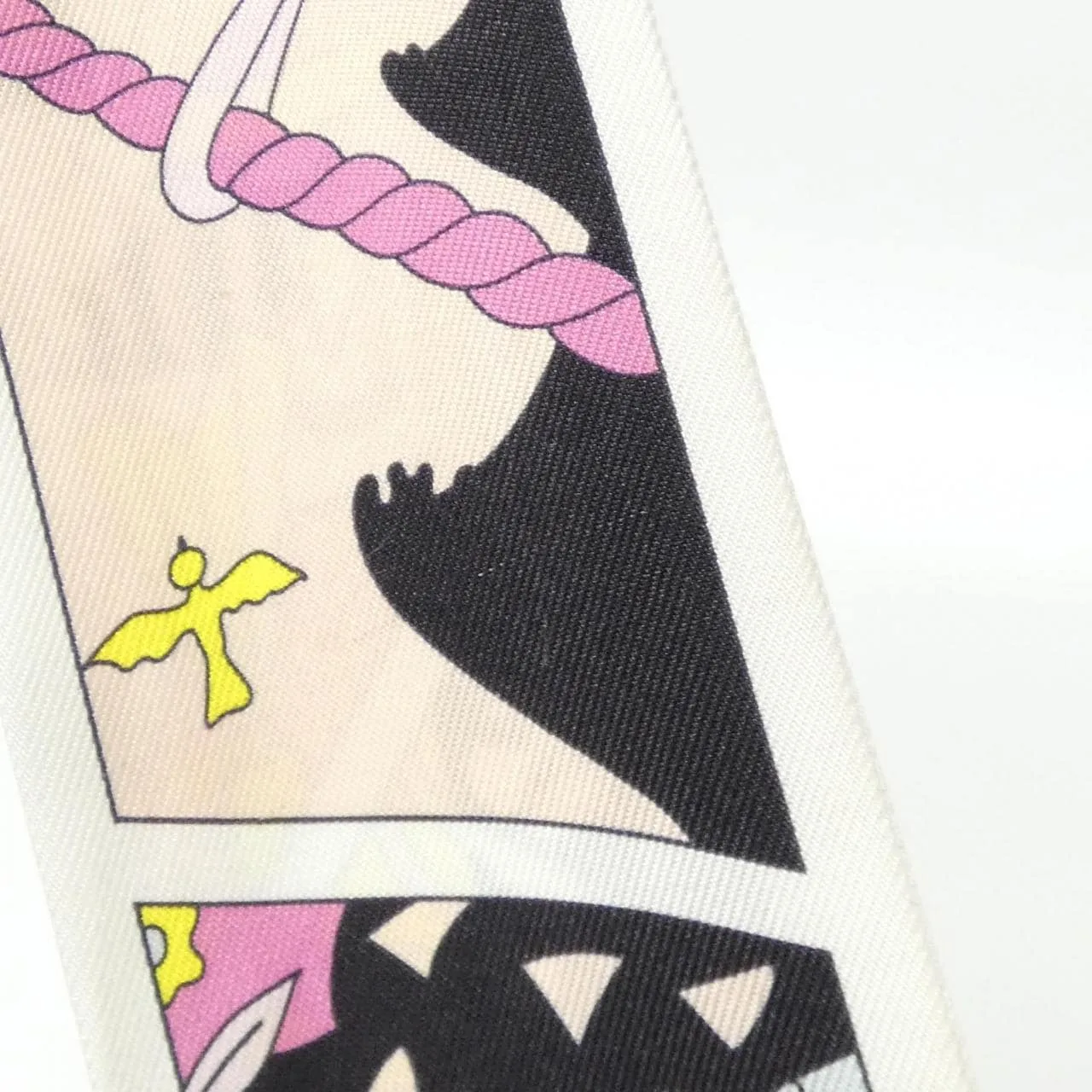 HERMES 063975S Scarf Black Rank A - Thumbnail 3