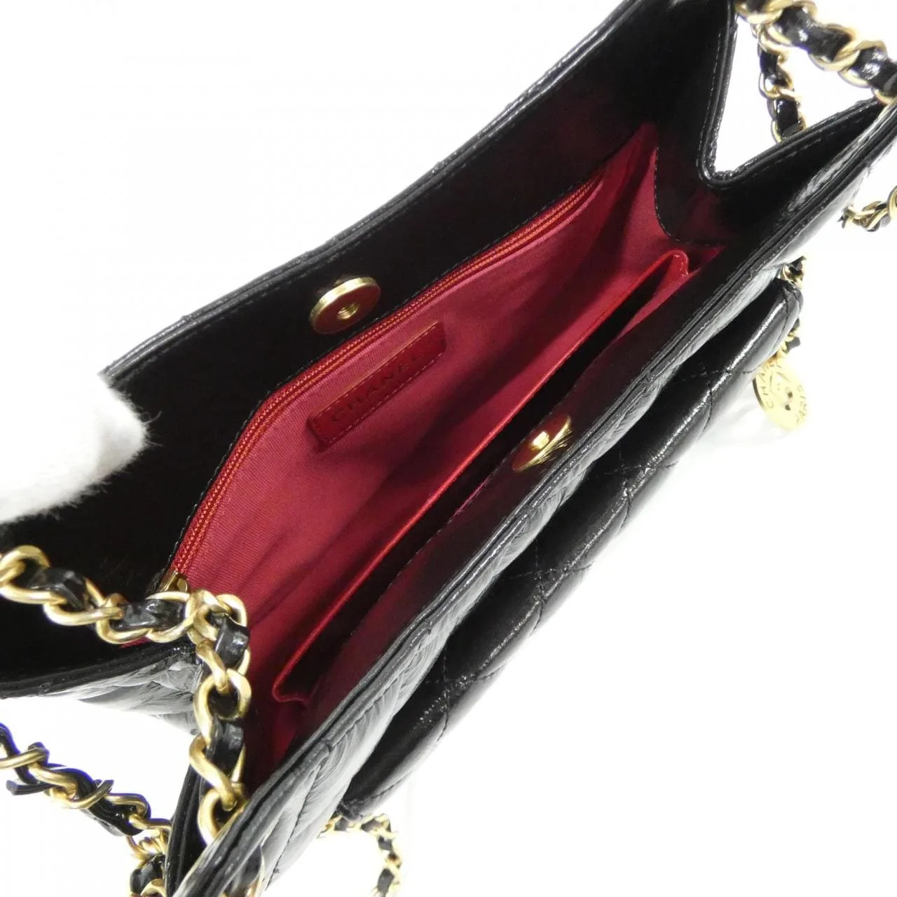 CHANEL Chanel 22 AS3690 Shoulder 黑色 中古品A - 縮圖 7