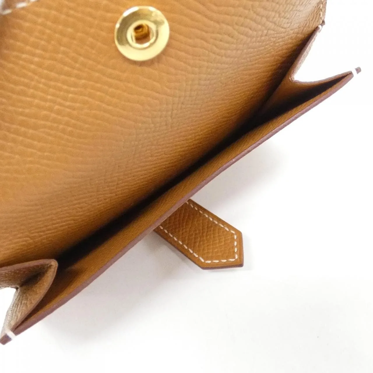HERMES 039796CC Wallet Epsom Gold Epsom Leather Rank A - Thumbnail 4