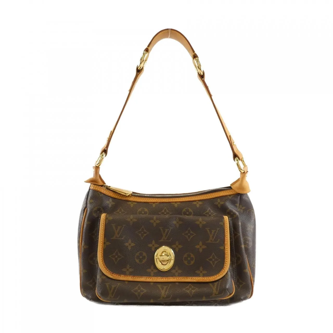 LOUIS VUITTON M40077 Shoulder Monogram Black