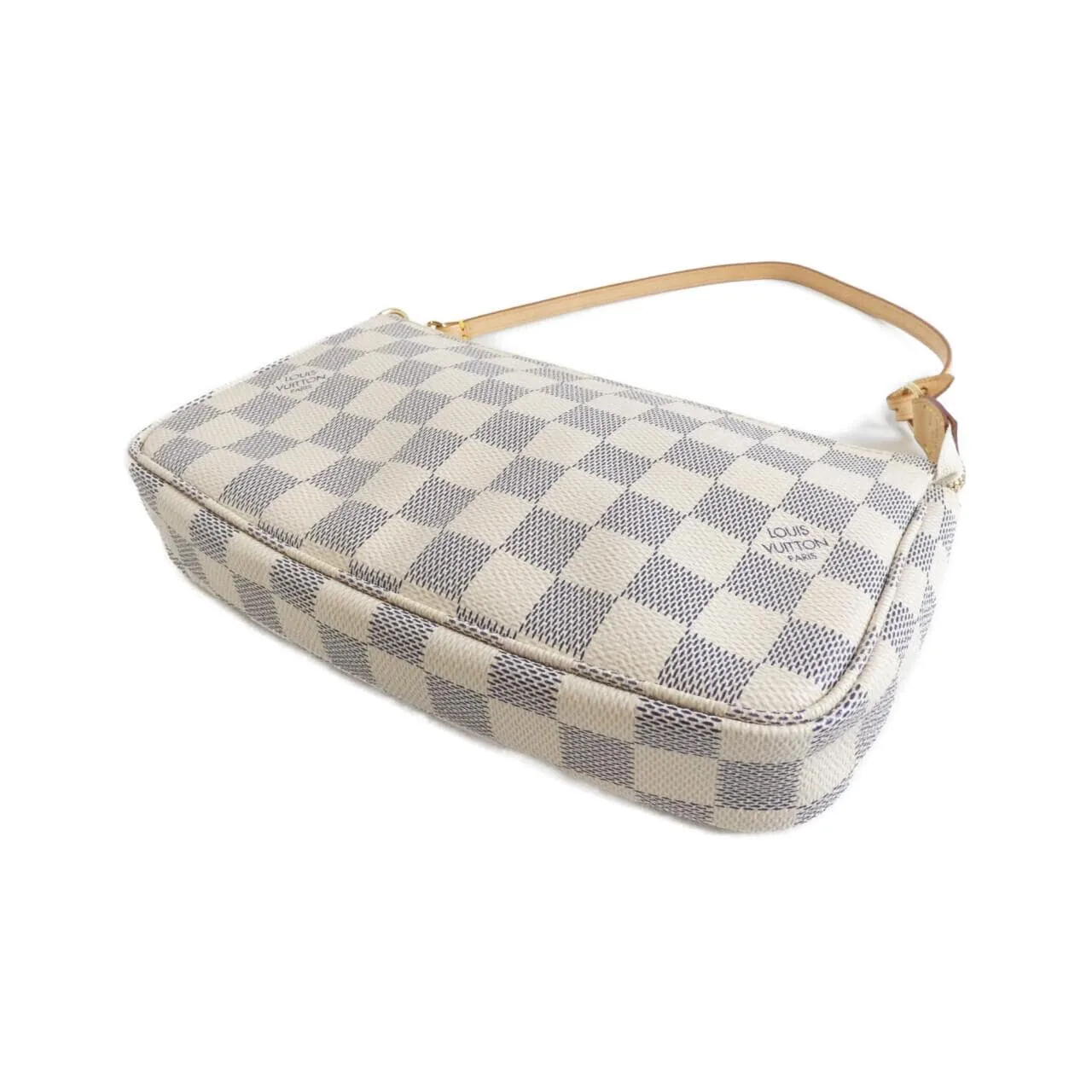 LOUIS VUITTON Pochette N51986 Pochette Damier 黑色 Damier 中古品A - 縮圖 2