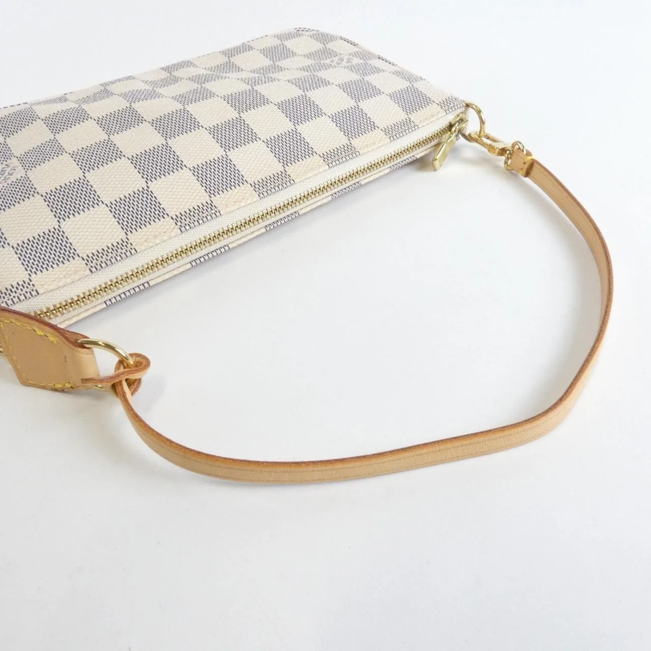 LOUIS VUITTON Pochette N51986 Pochette Damier 黑色 Damier 中古品A - 縮圖 5