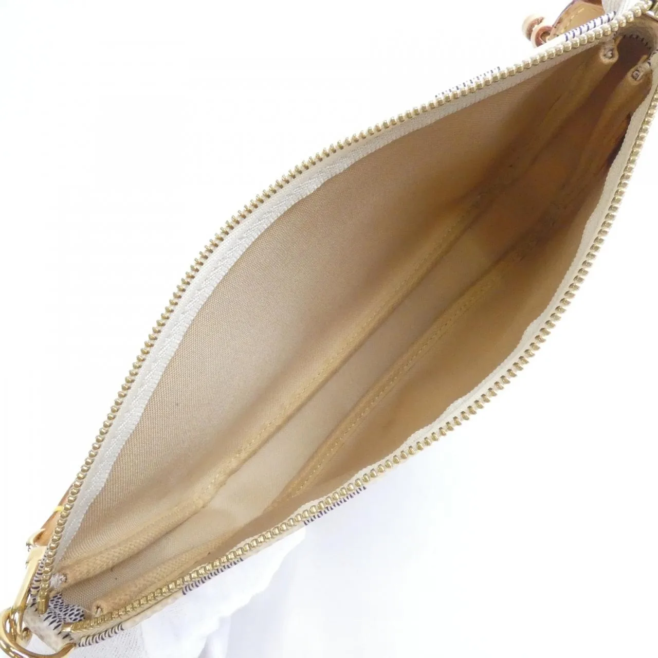 LOUIS VUITTON Pochette N51986 Pochette Damier 黑色 Damier 中古品A - 縮圖 6